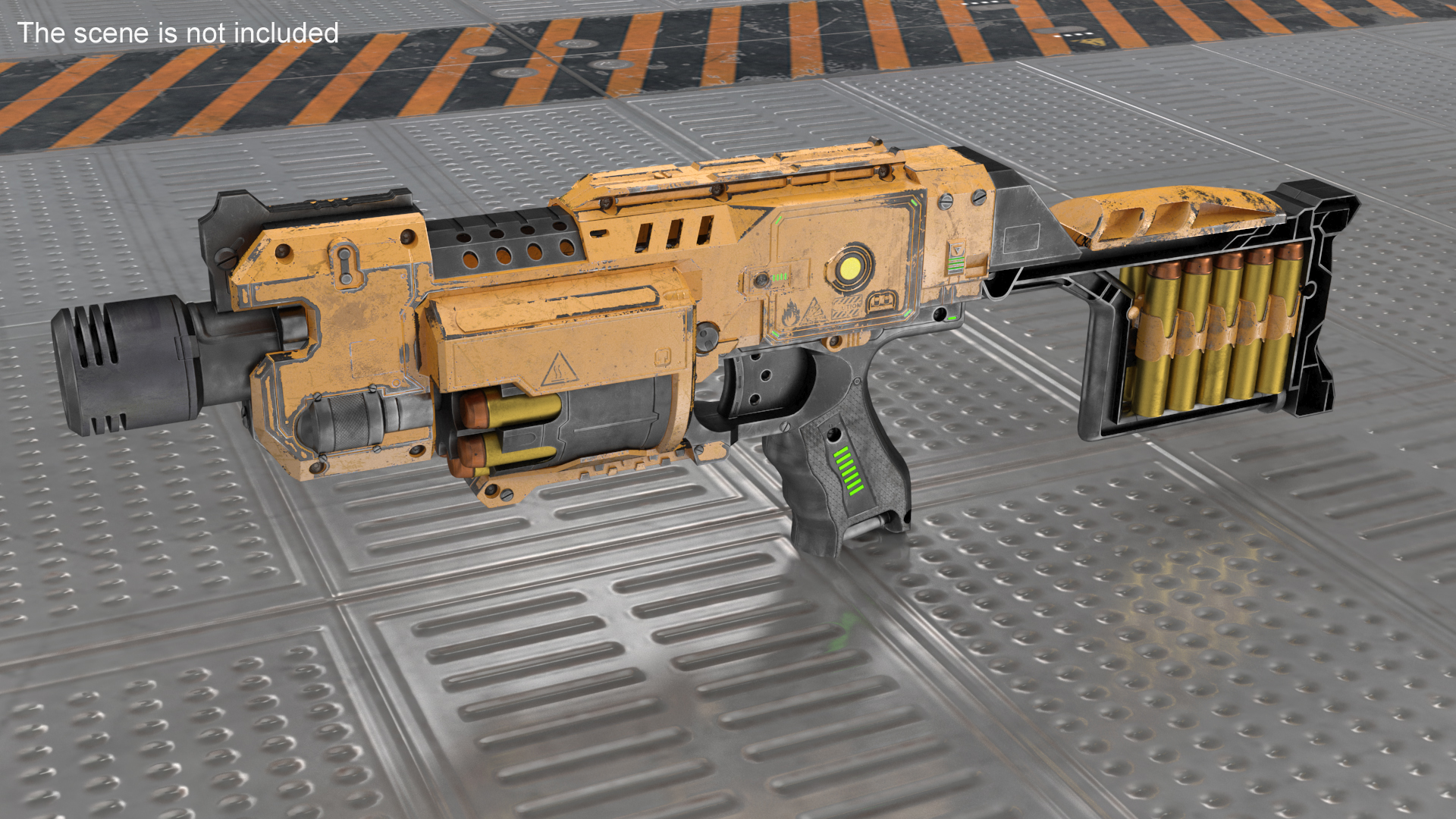 3D SciFi N-Strike Stockade model