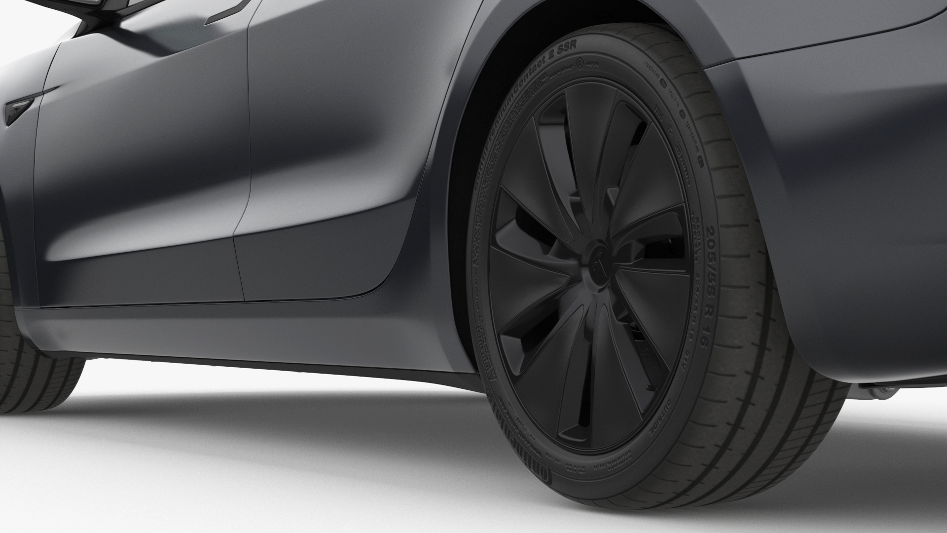 3D Tesla Model 3 2024 Stealth Grey