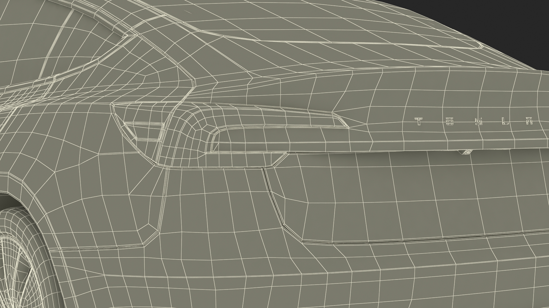 3D Tesla Model 3 2024 Stealth Grey