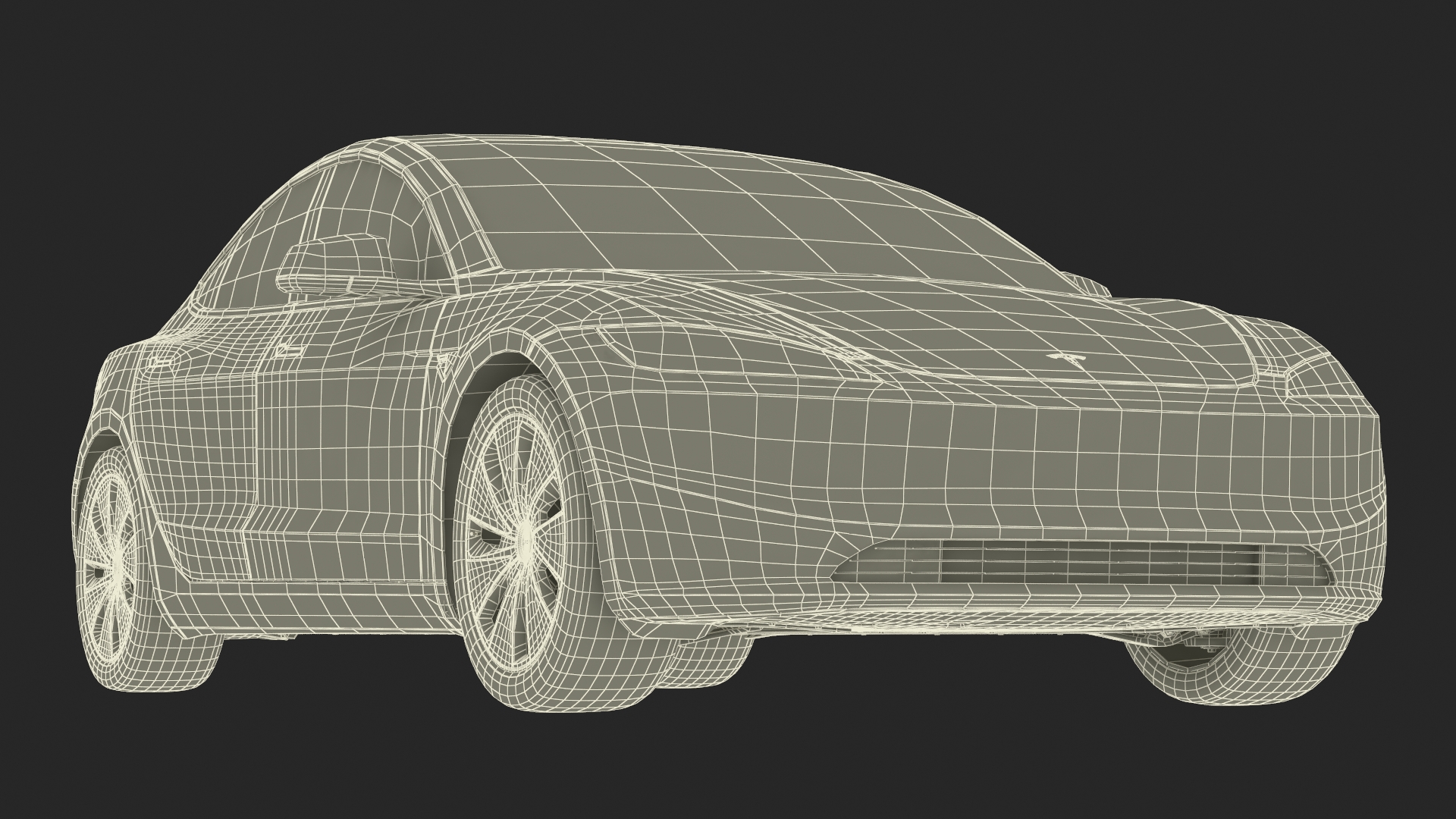 3D Tesla Model 3 2024 Stealth Grey