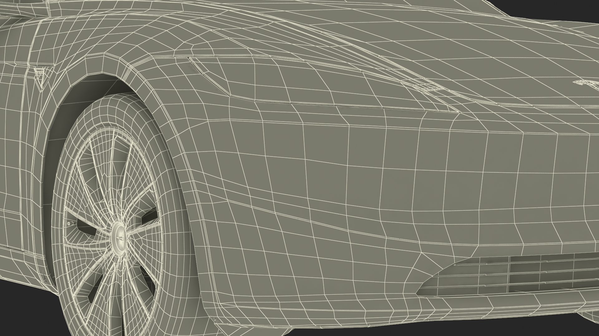 3D Tesla Model 3 2024 Stealth Grey
