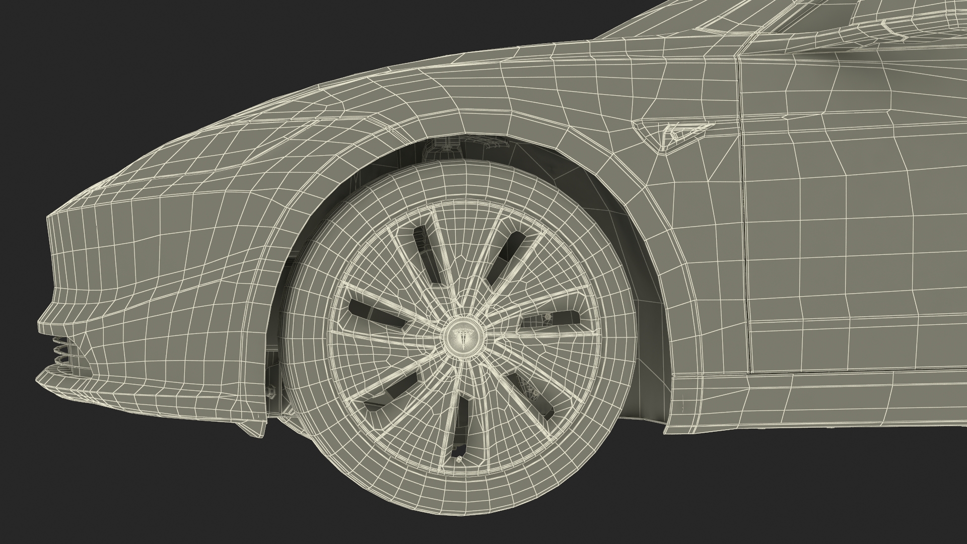 3D Tesla Model 3 2024 Stealth Grey
