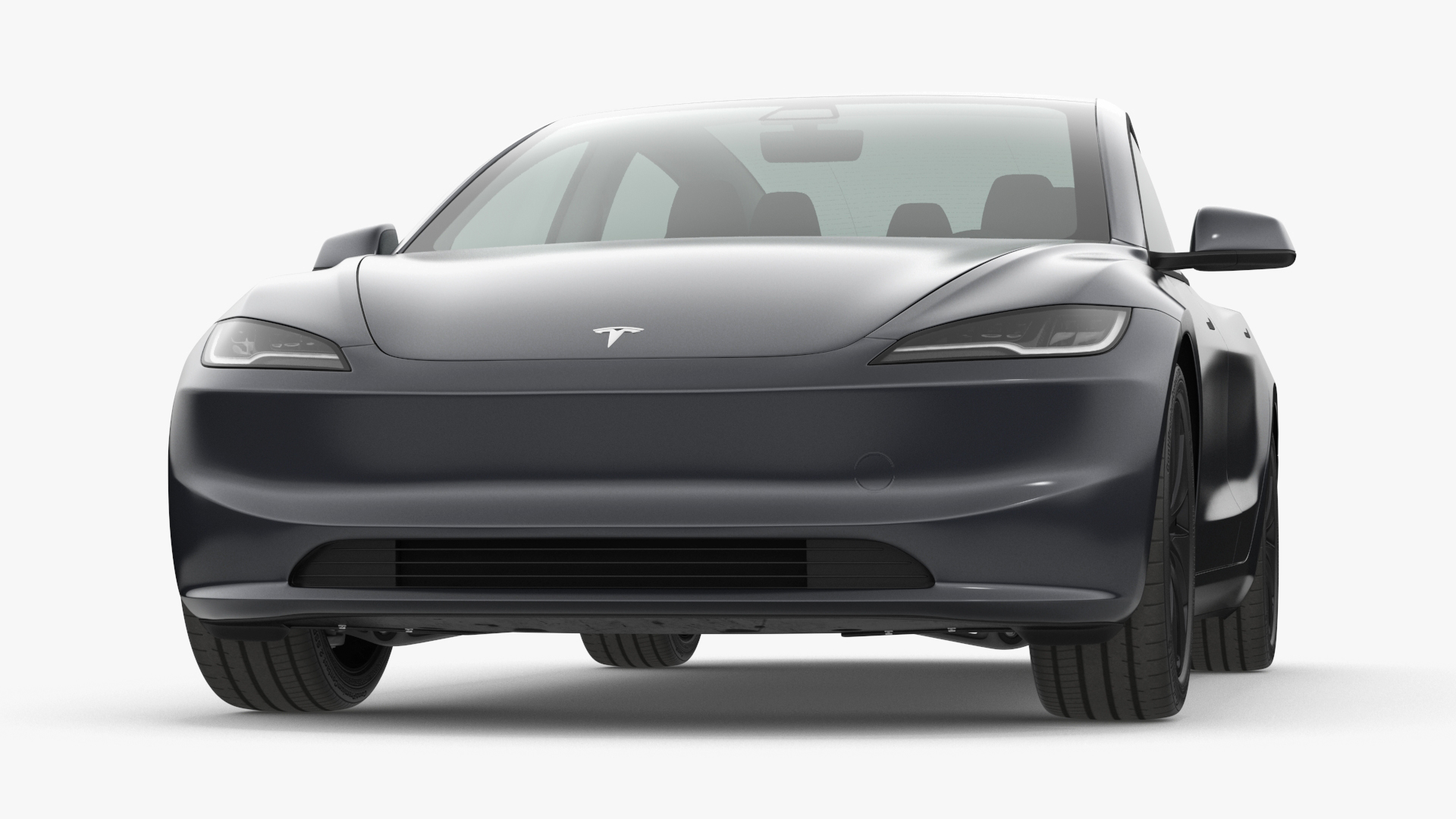 3D Tesla Model 3 2024 Stealth Grey