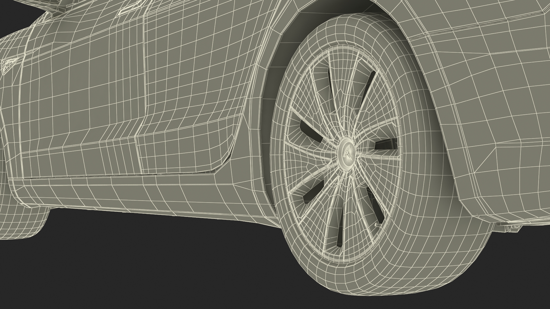 3D Tesla Model 3 2024 Stealth Grey