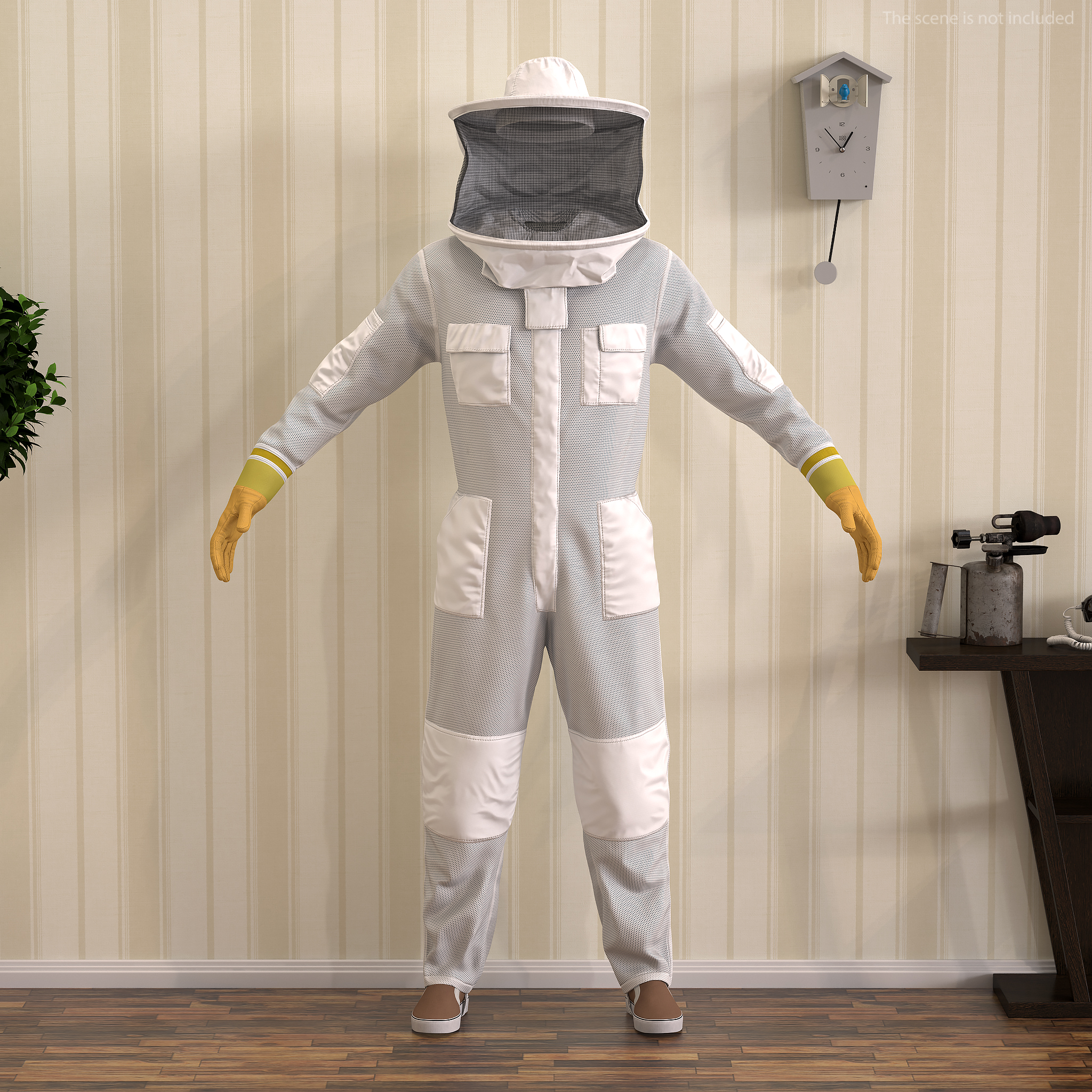 Full Body Bee Protection Suit 3D model