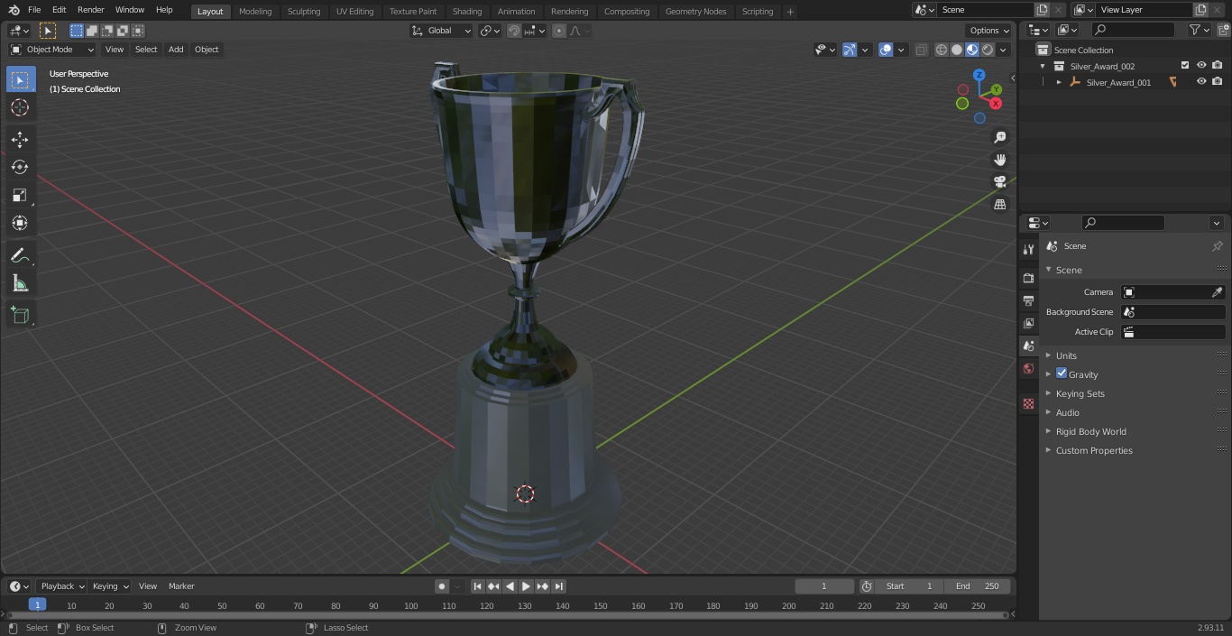 Silver Award 3D