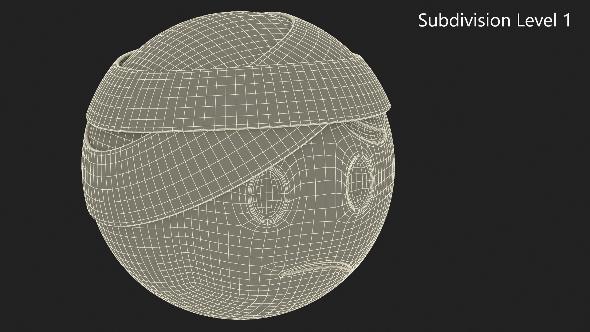 Emoji Bandaged Head Face 3D model