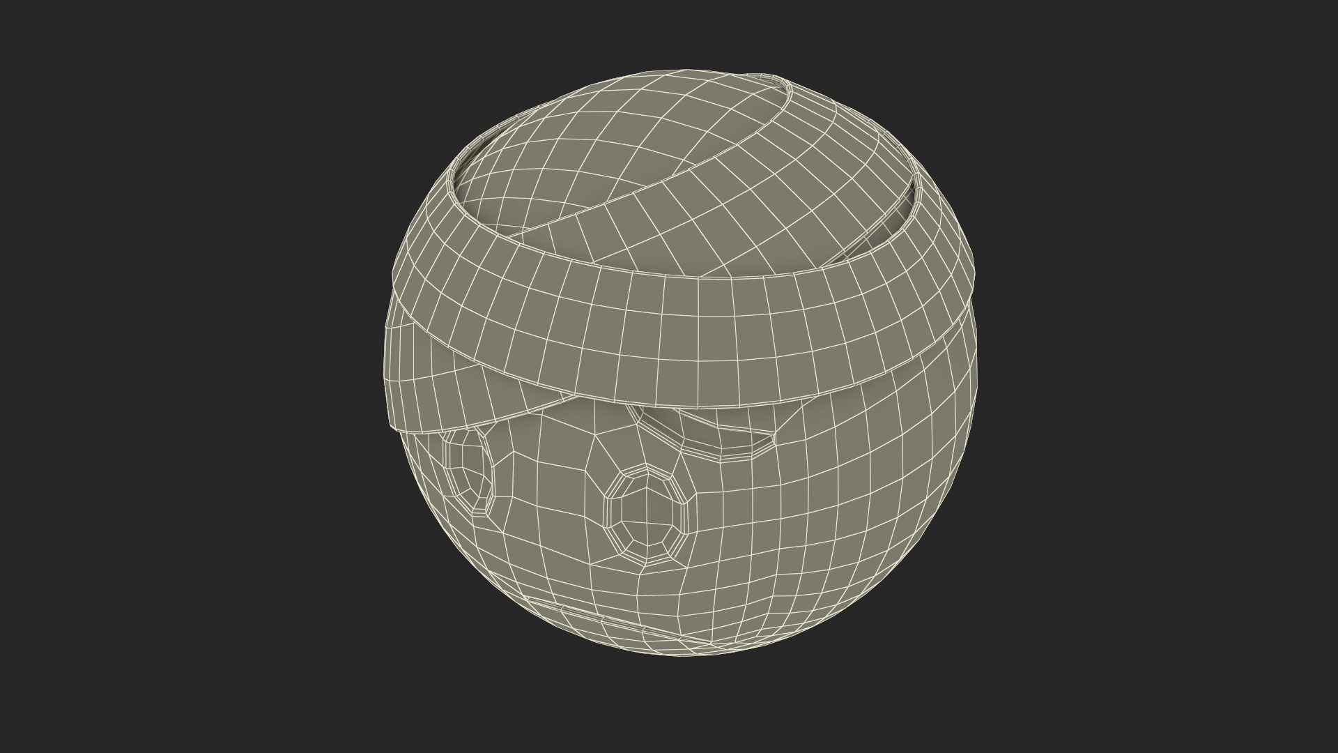 Emoji Bandaged Head Face 3D model
