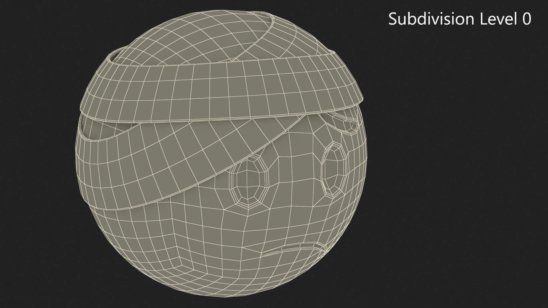Emoji Bandaged Head Face 3D model
