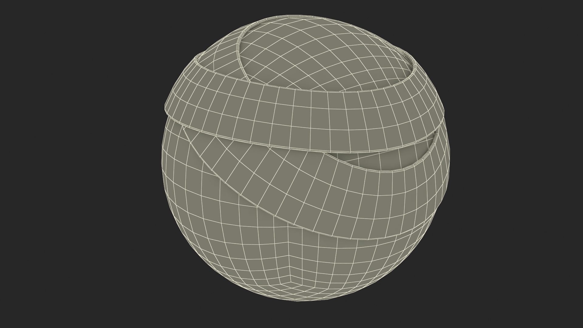 Emoji Bandaged Head Face 3D model