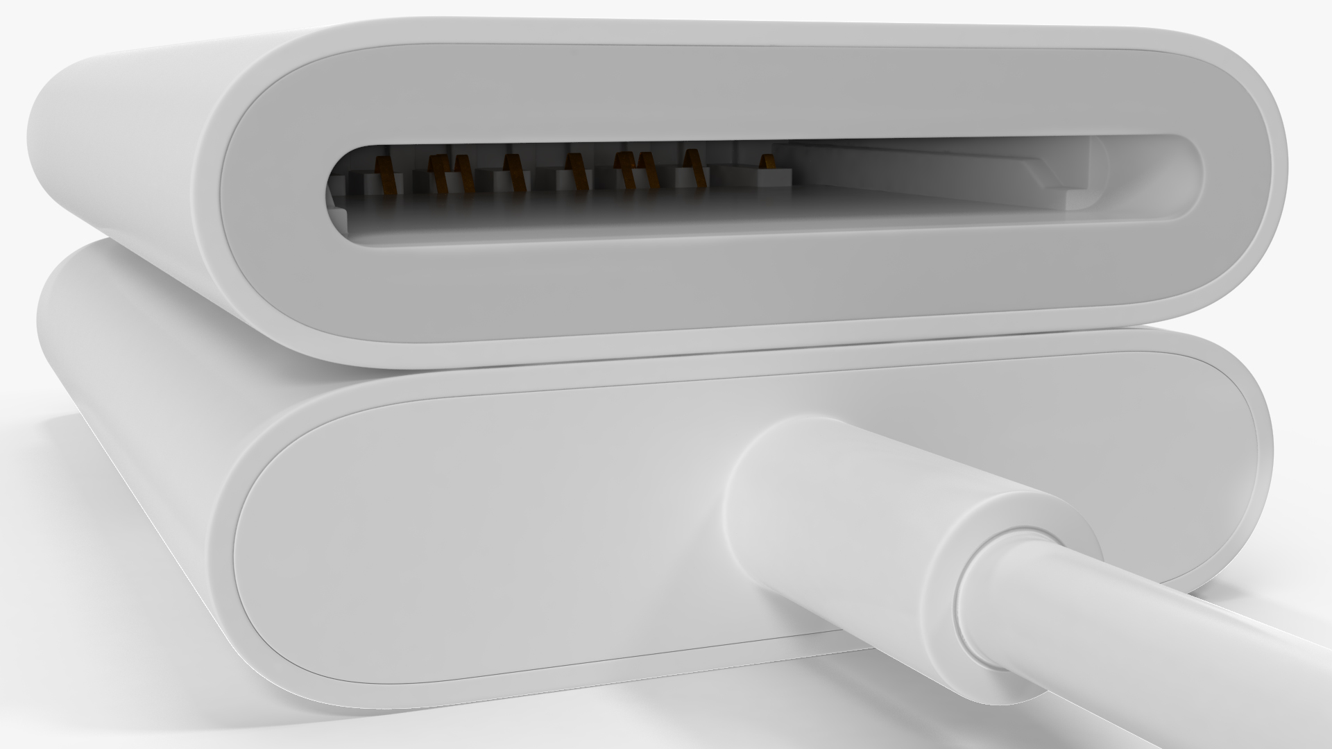 3D USB Type C to SD Card Reader model