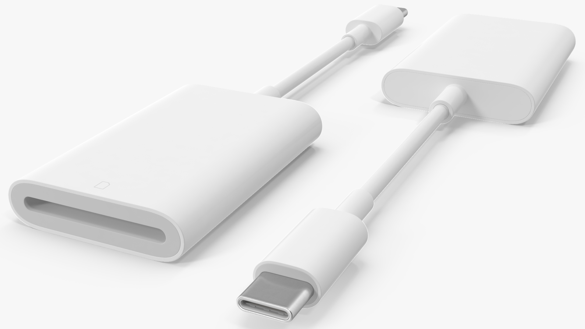 3D USB Type C to SD Card Reader model