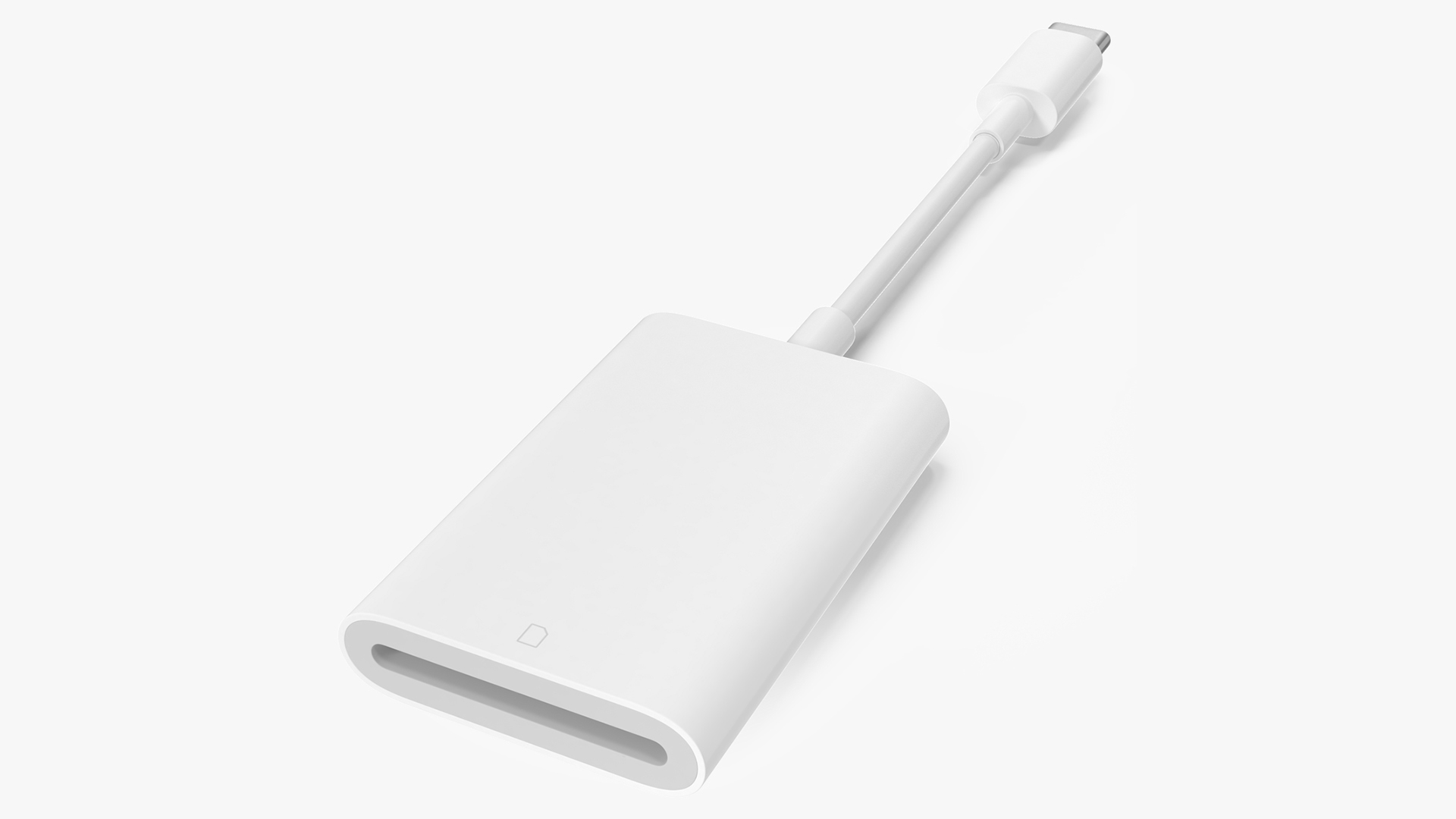 3D USB Type C to SD Card Reader model