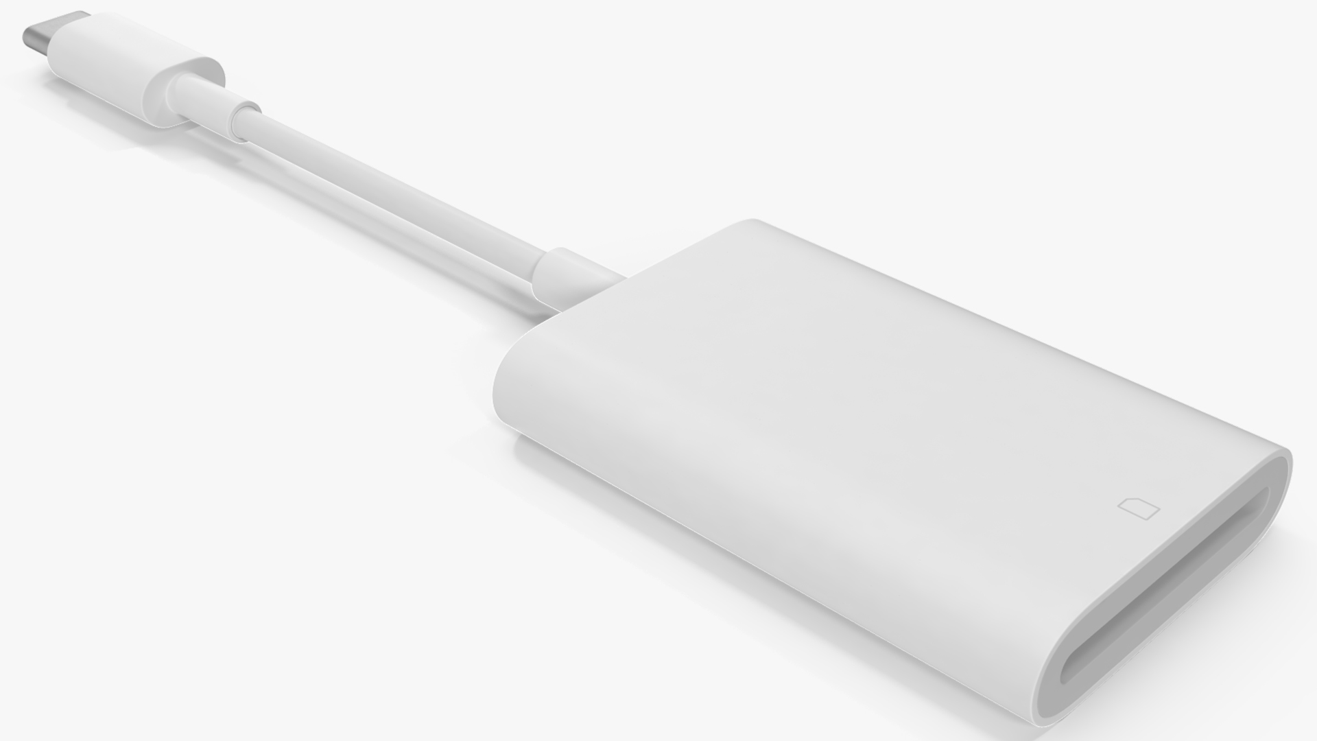 3D USB Type C to SD Card Reader model