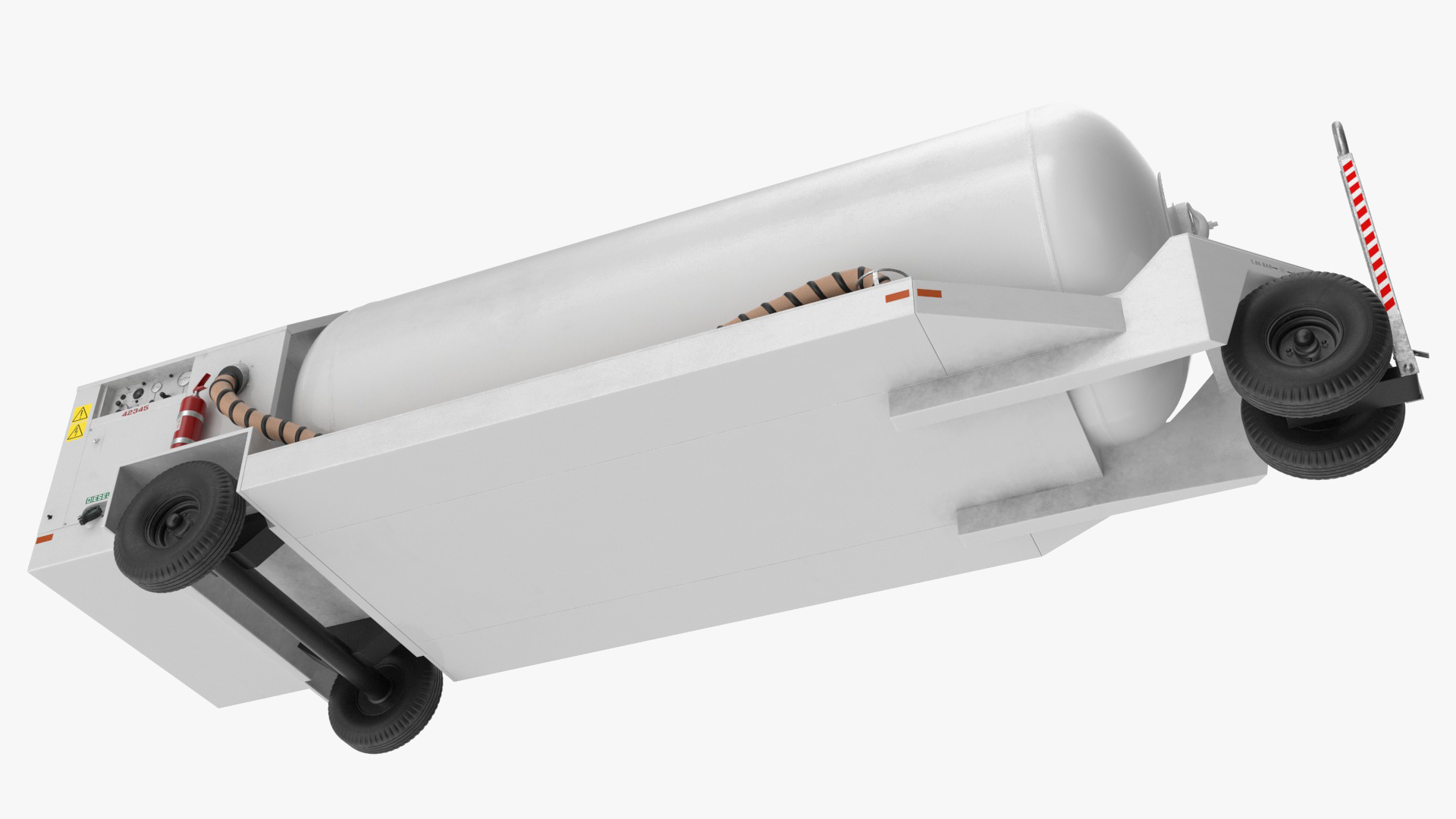 Aircraft Engine ACE-500 Air Start Unit White 3D model