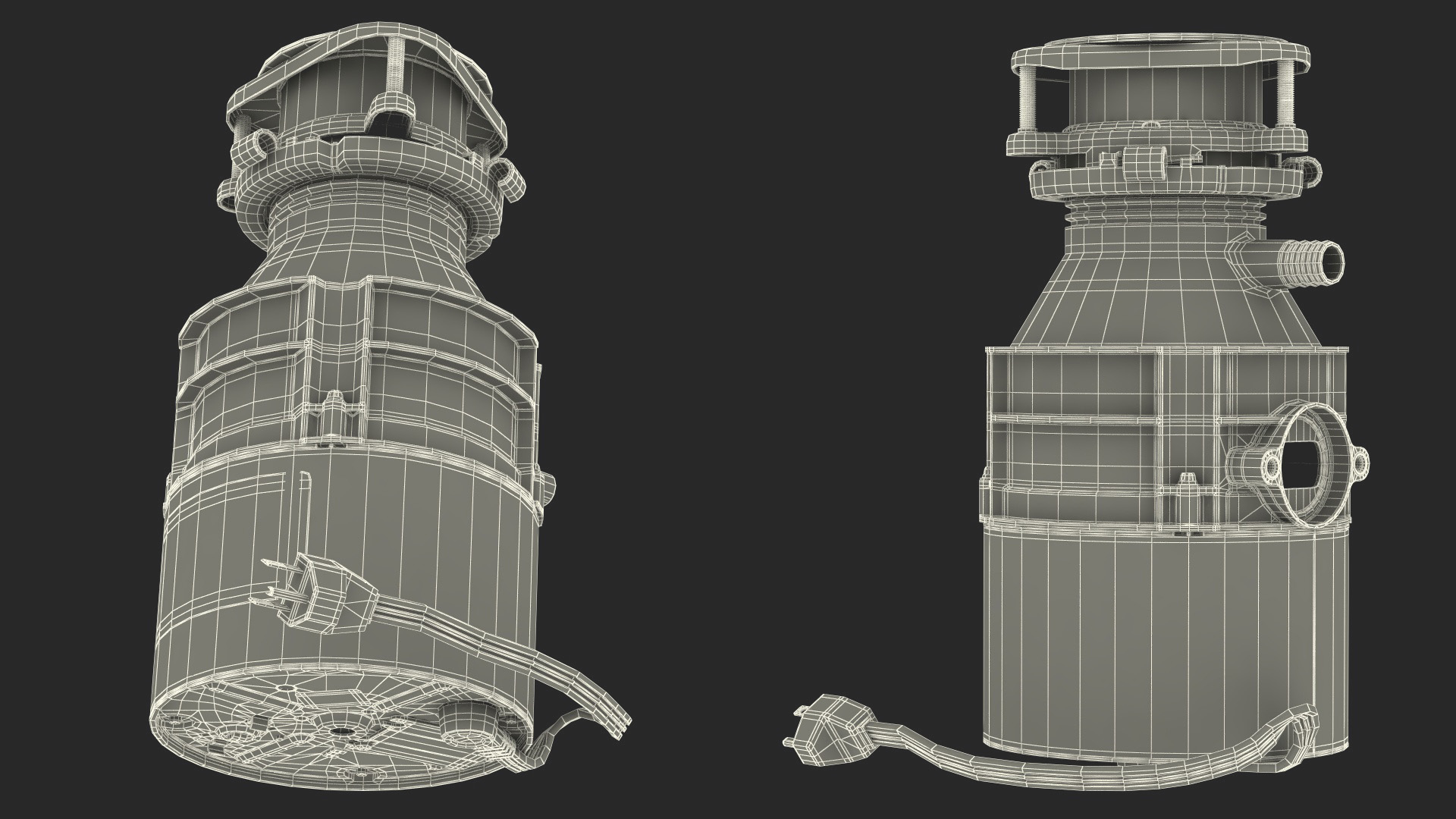 Feed Garbage Disposal Badger 1XL 1-3 HP 3D model