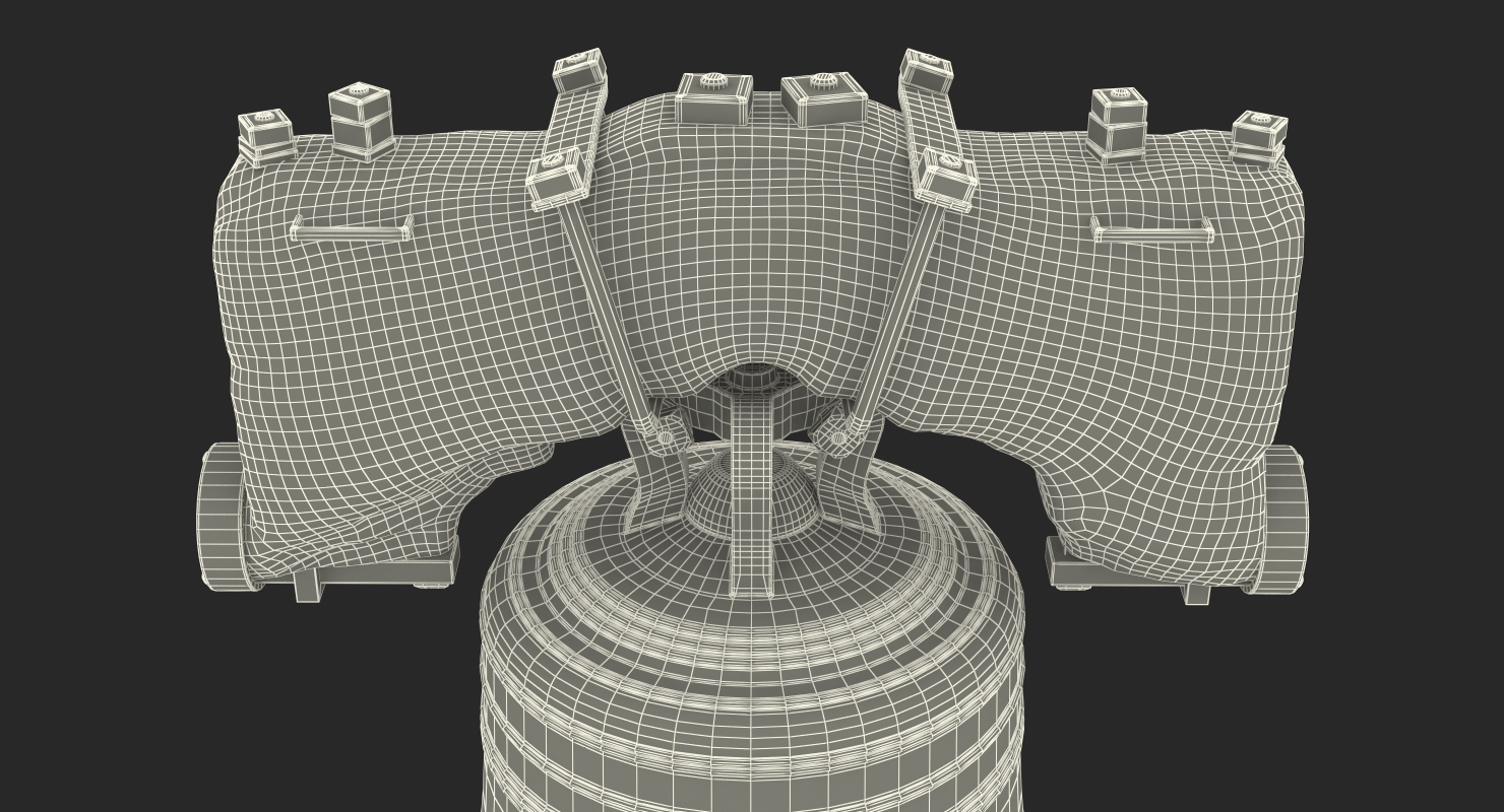 Liberty Bell with Yoke 3D