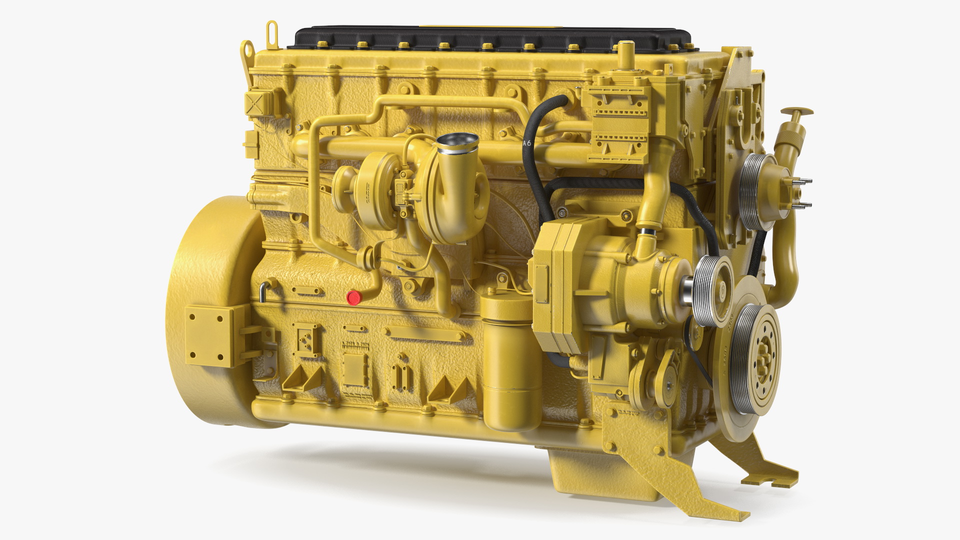 3D Tractor Diesel Engine