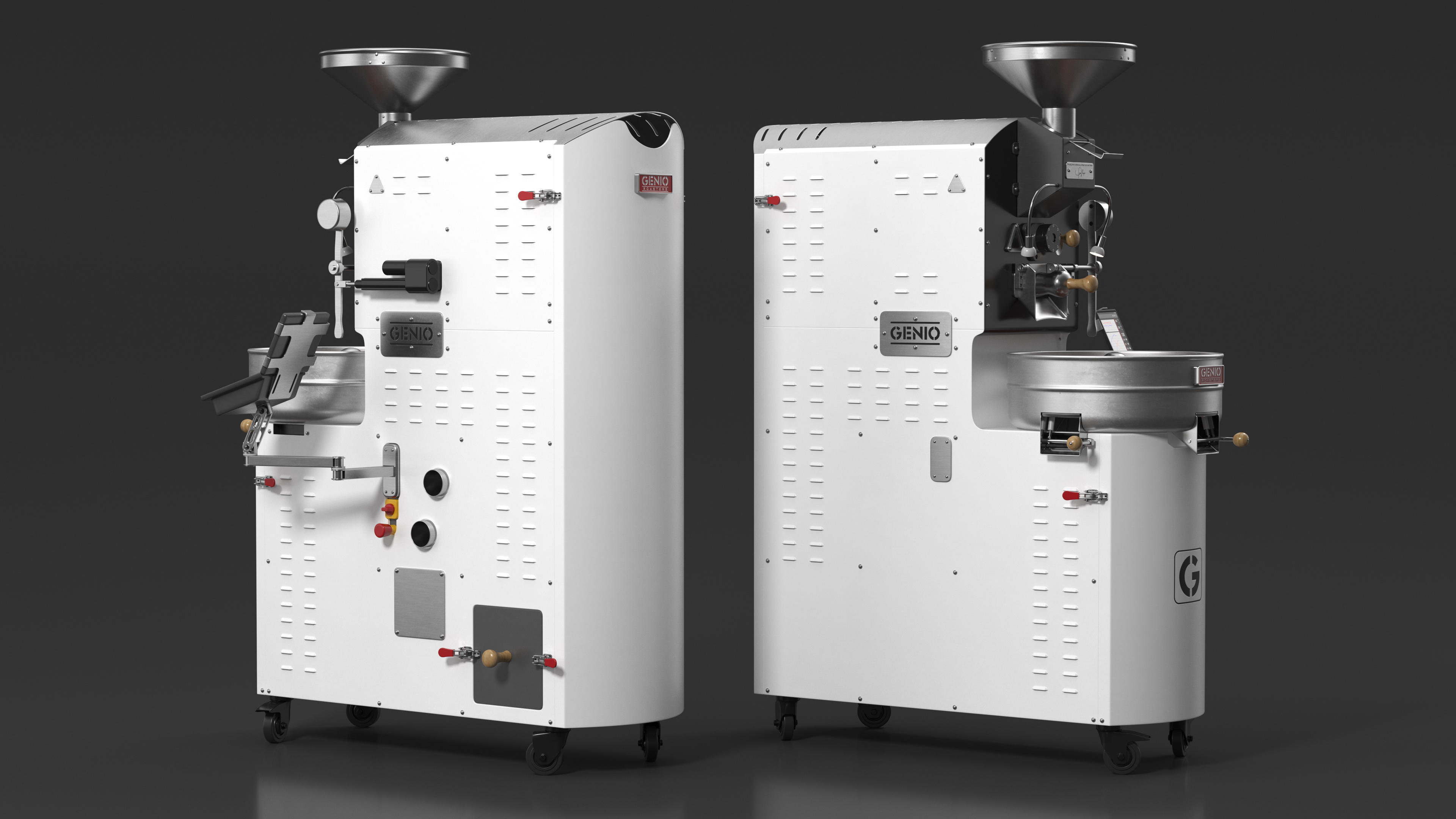 3D Coffee Roaster Machine GENIO model
