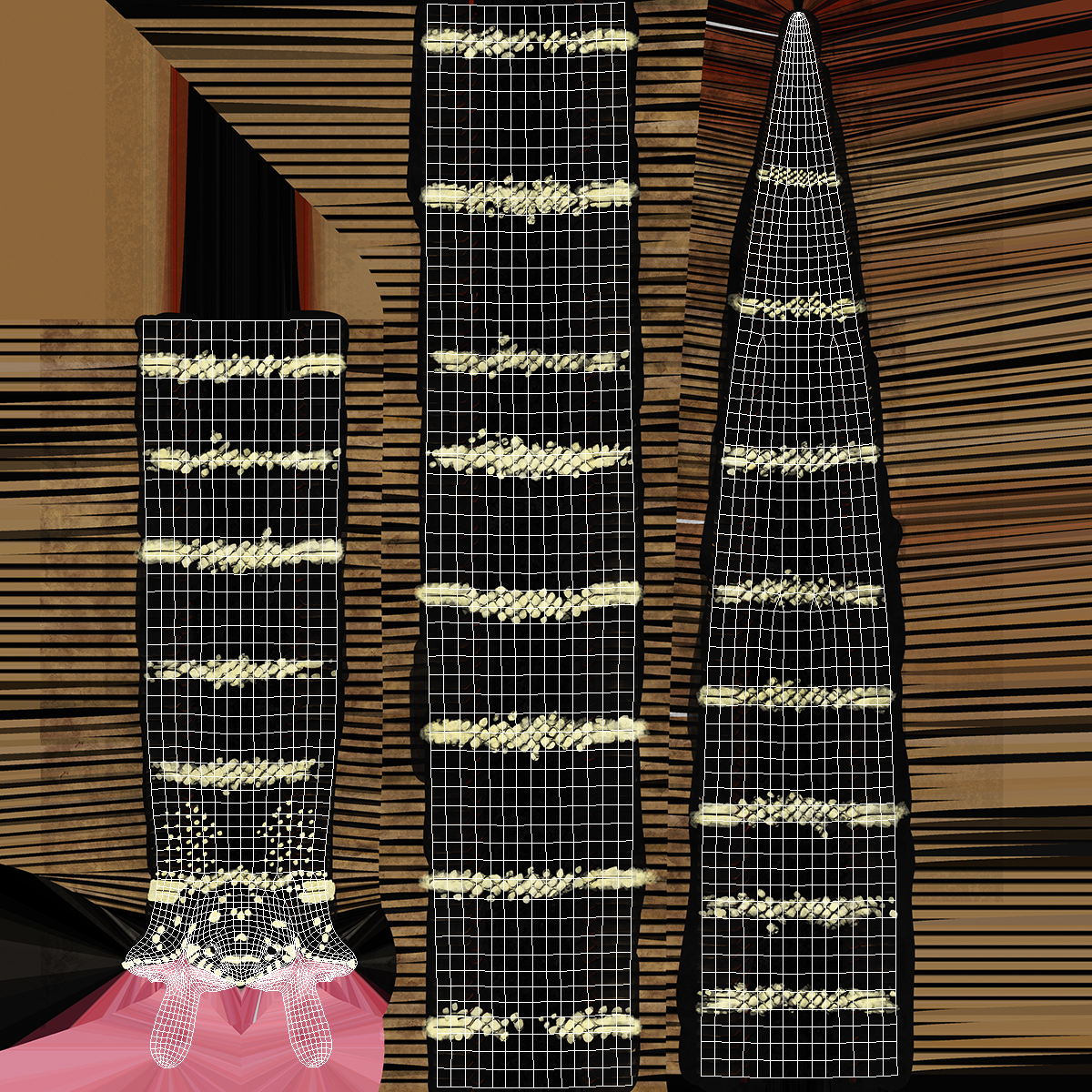 Eastern Kingsnake Rigged 3D model