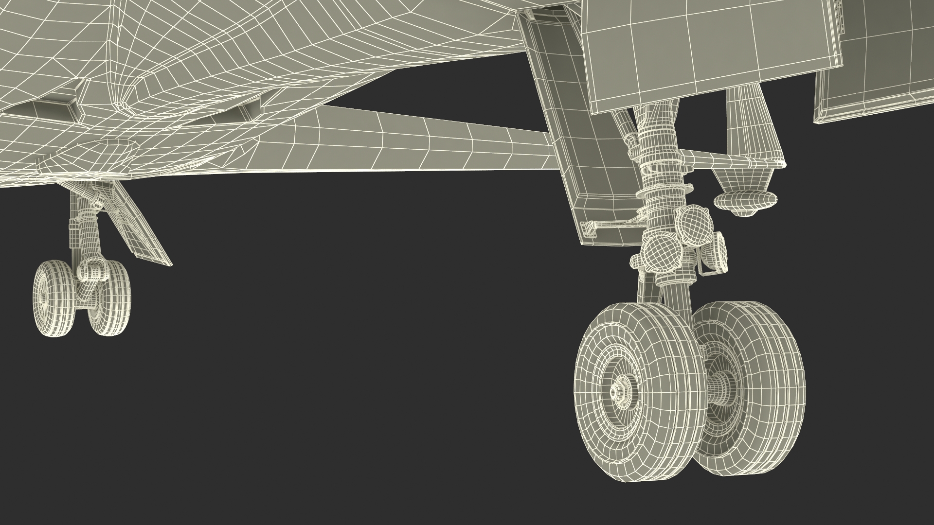 3D Electronic Surveillance Aircraft Simplified model