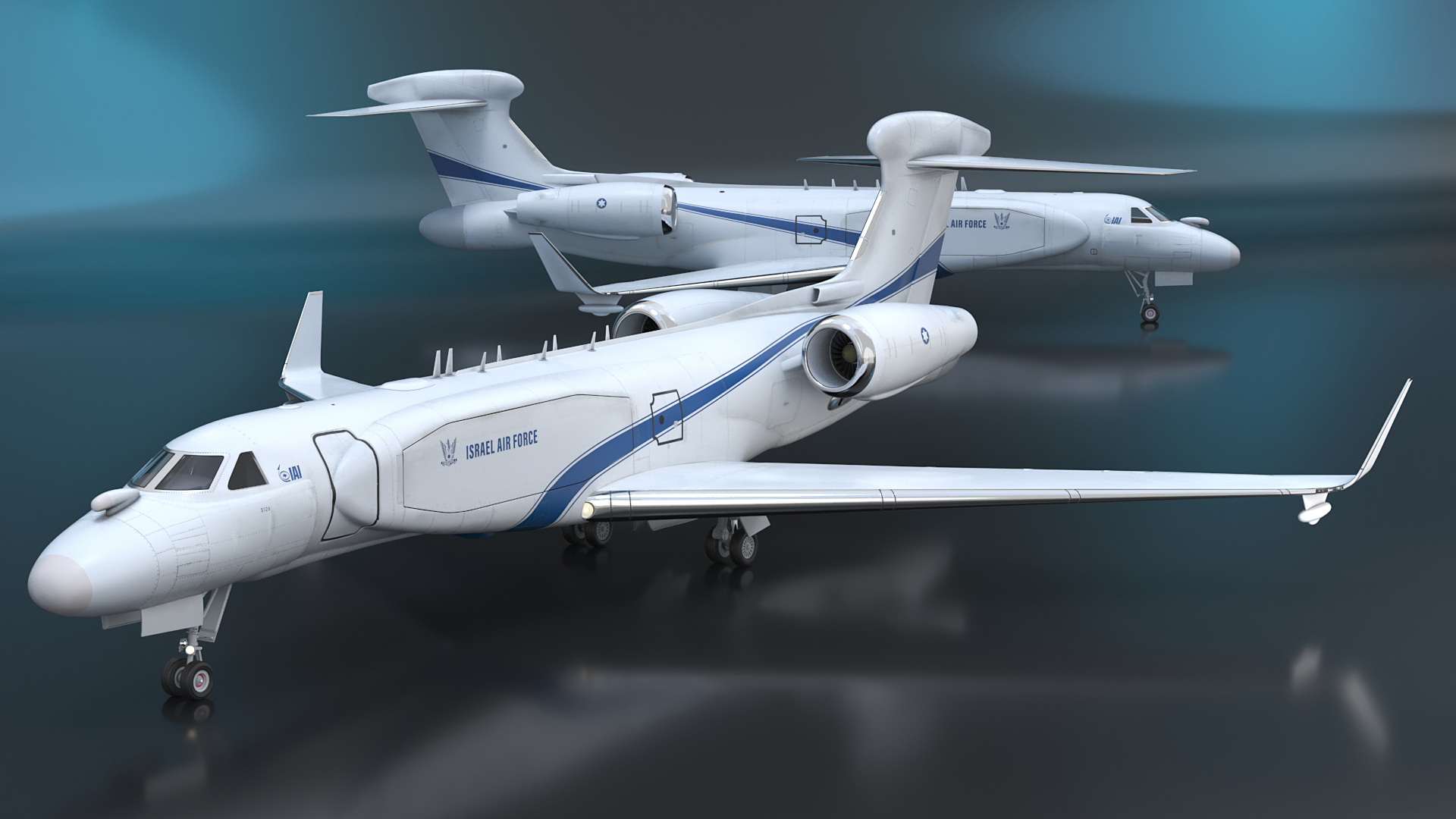 3D Electronic Surveillance Aircraft Simplified model