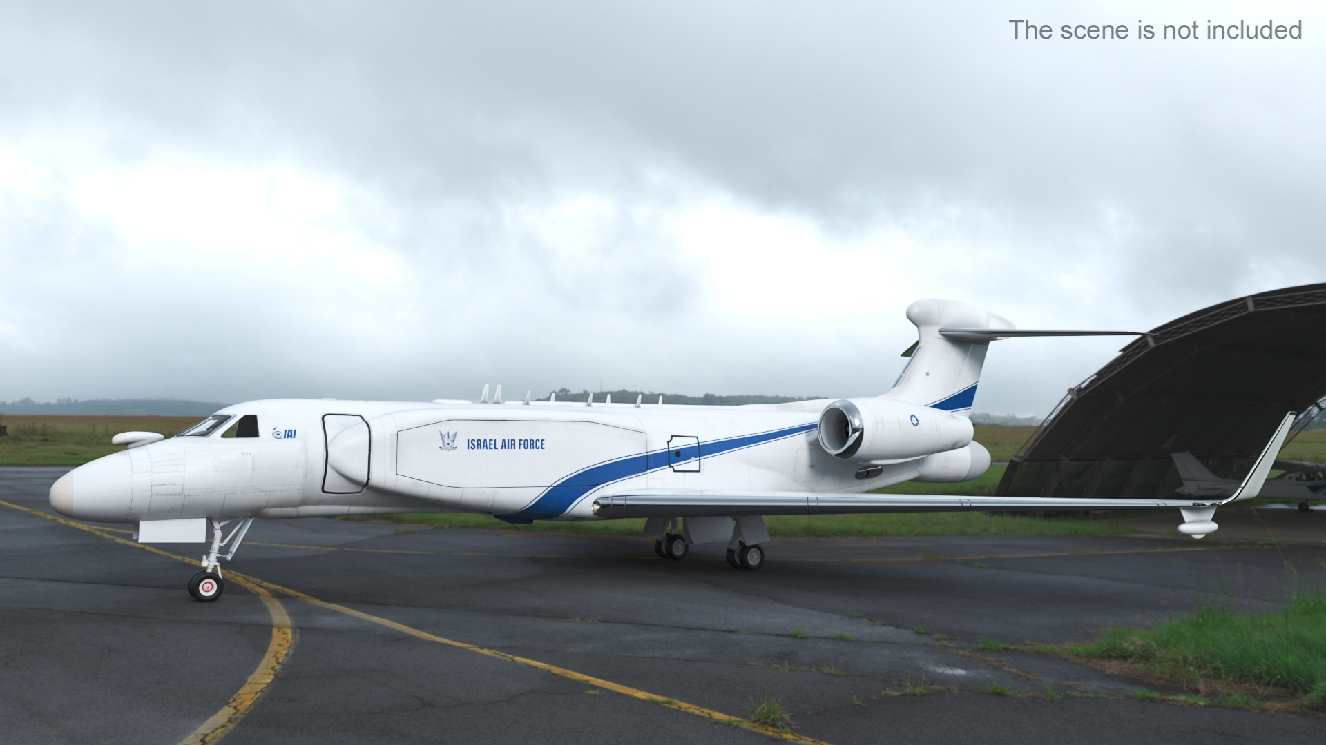 3D Electronic Surveillance Aircraft Simplified model