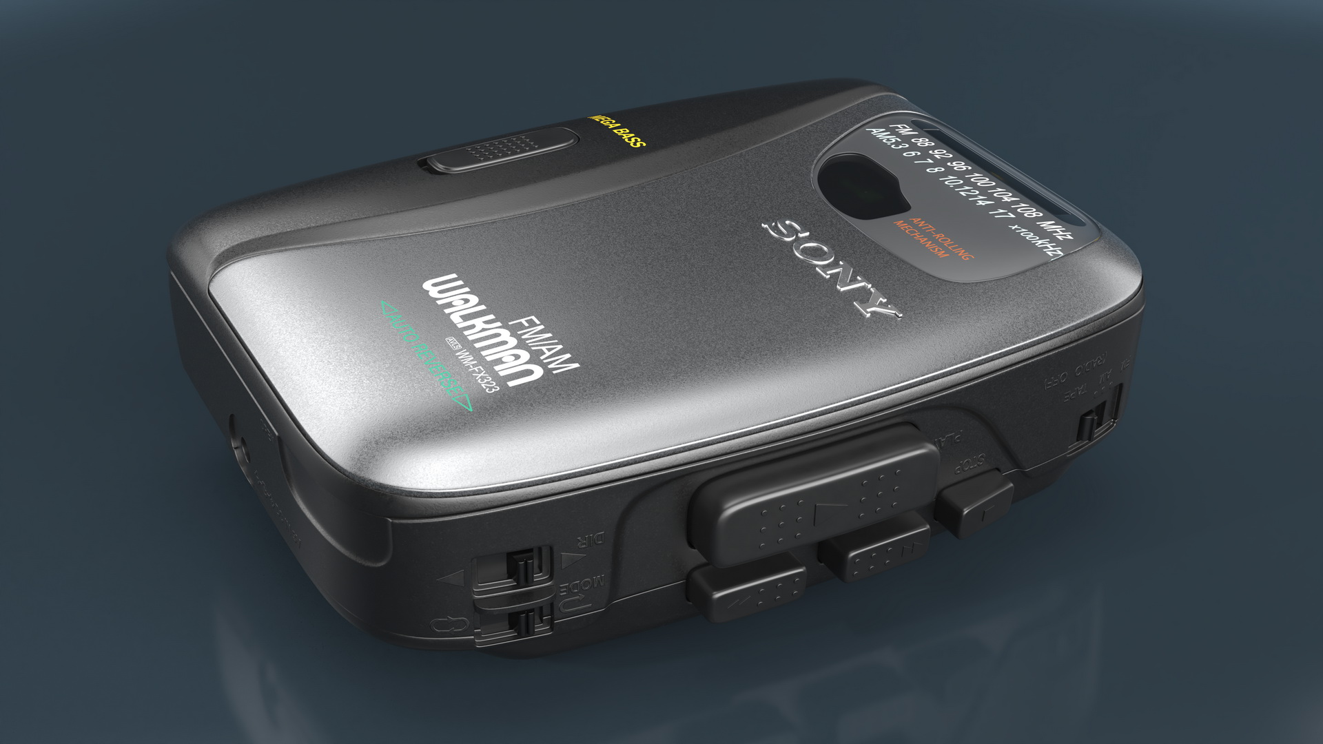 Classic Portable Music Player Sony Walkman 3D
