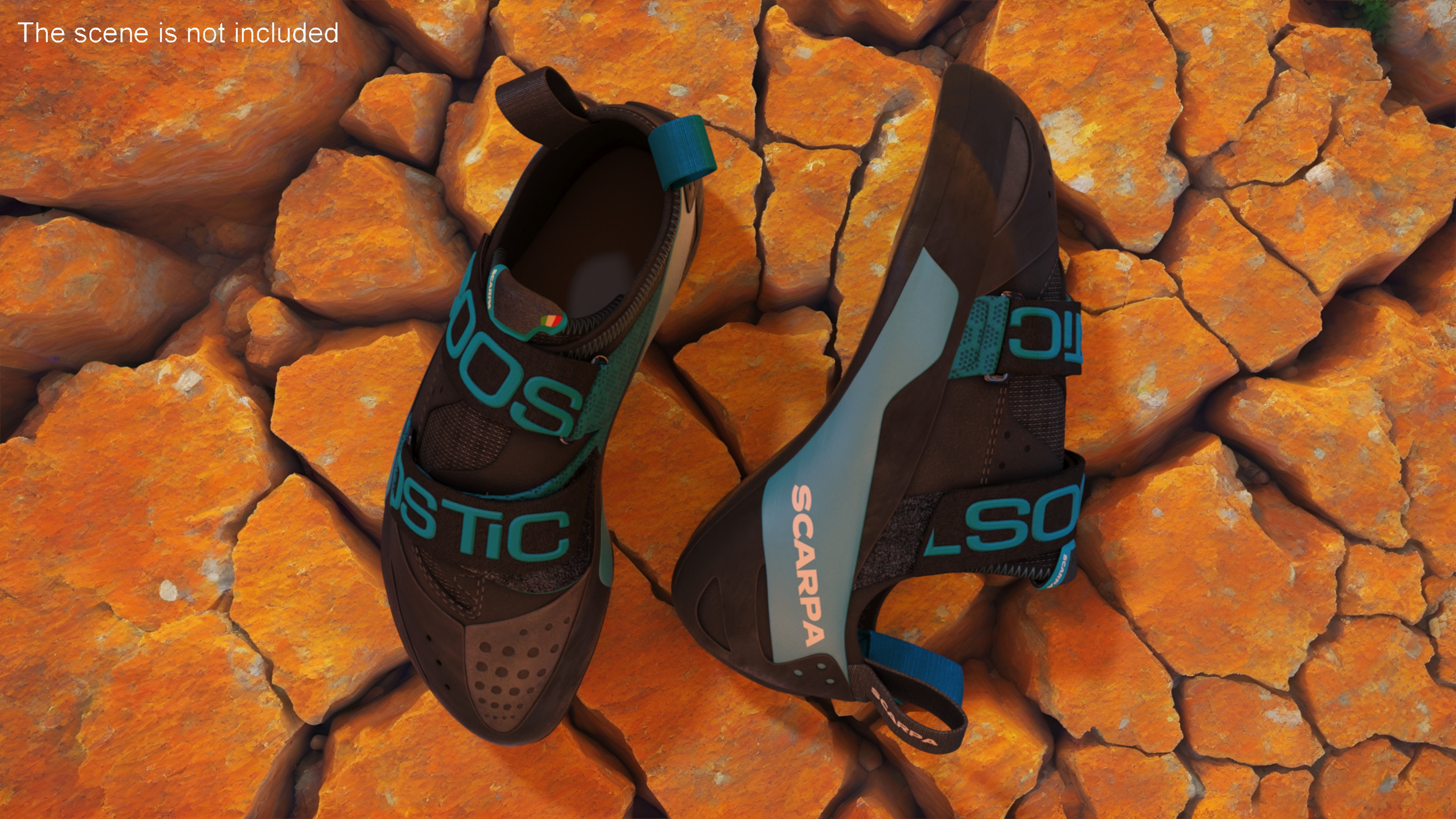 Rock Climbing Shoes Scarpa Boostic 3D model