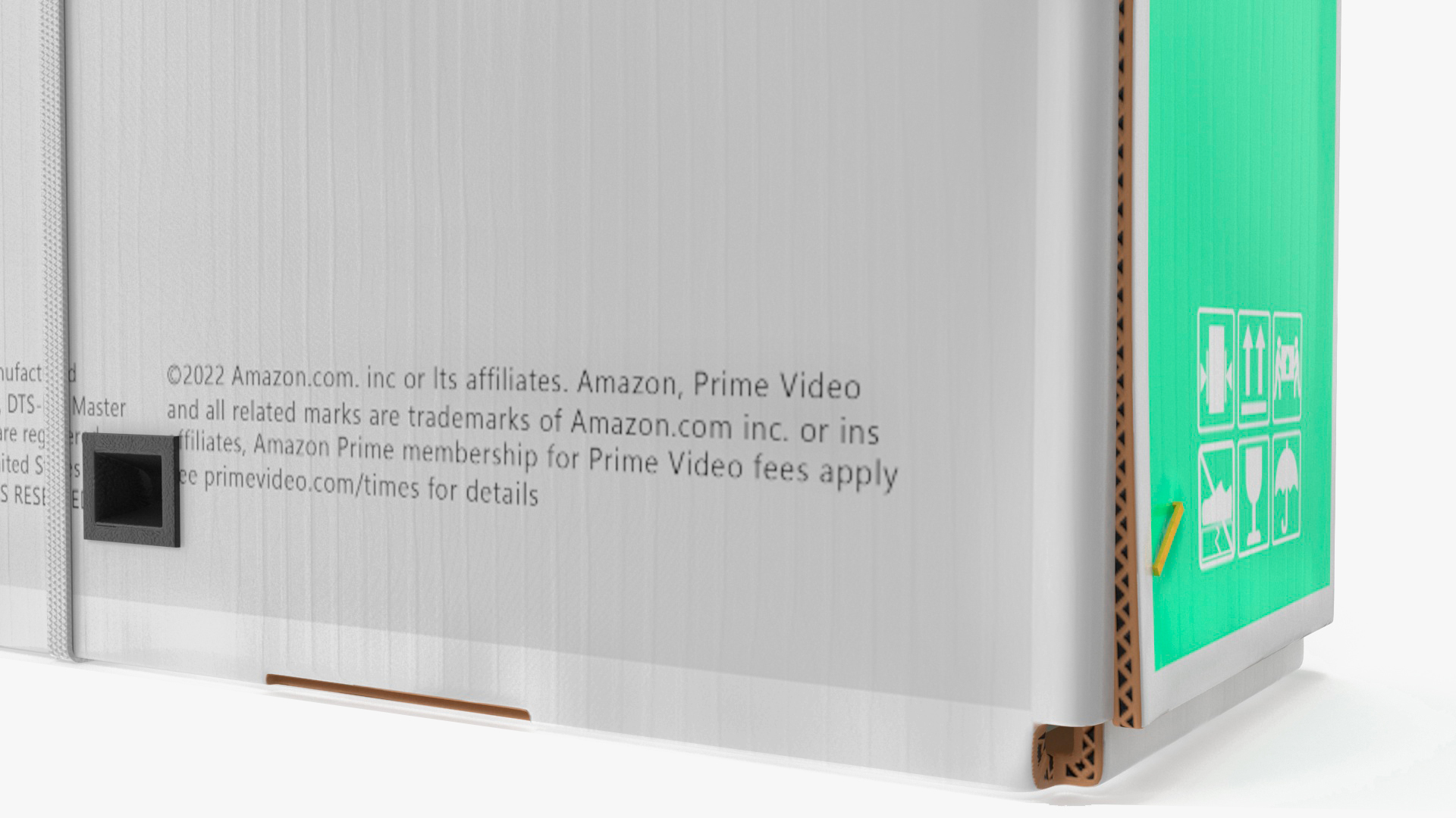 3D Cardboard Shipping Box TV 43 Inch model