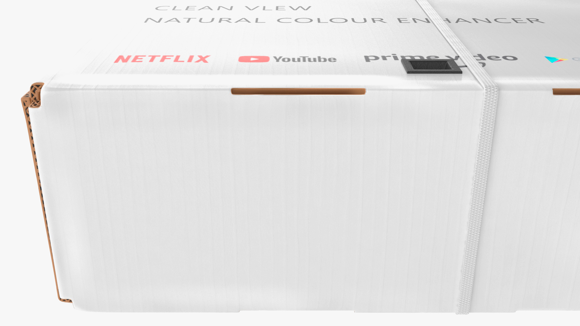3D Cardboard Shipping Box TV 43 Inch model