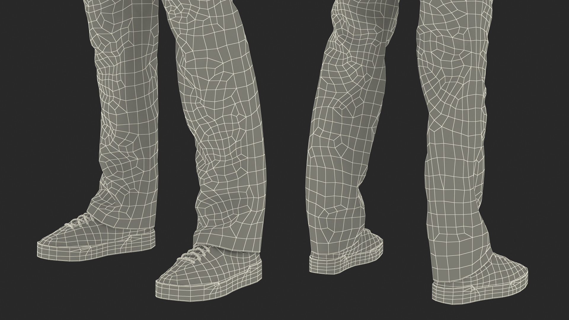 3D Food Delivery Man Rigged Fur model