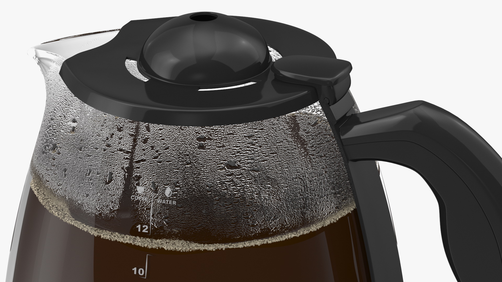 3D Glass Coffee Pot