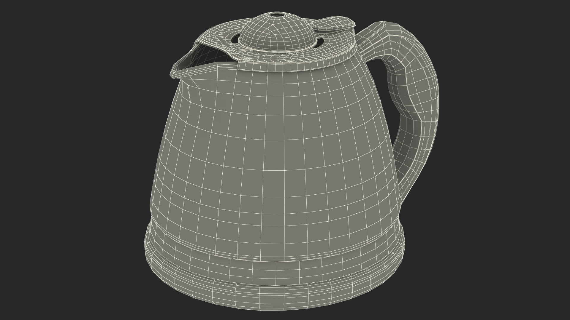 3D Glass Coffee Pot
