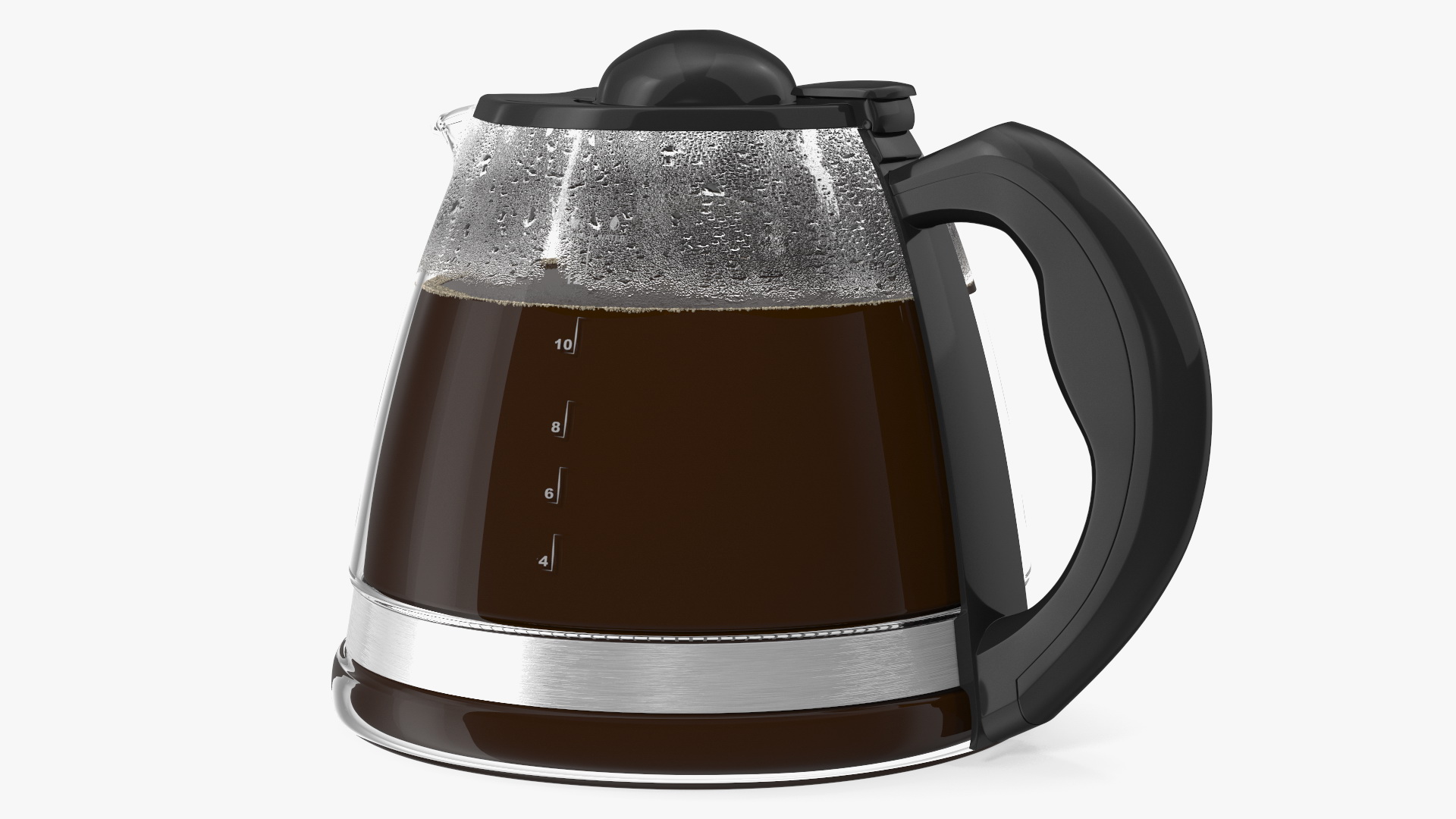 3D Glass Coffee Pot