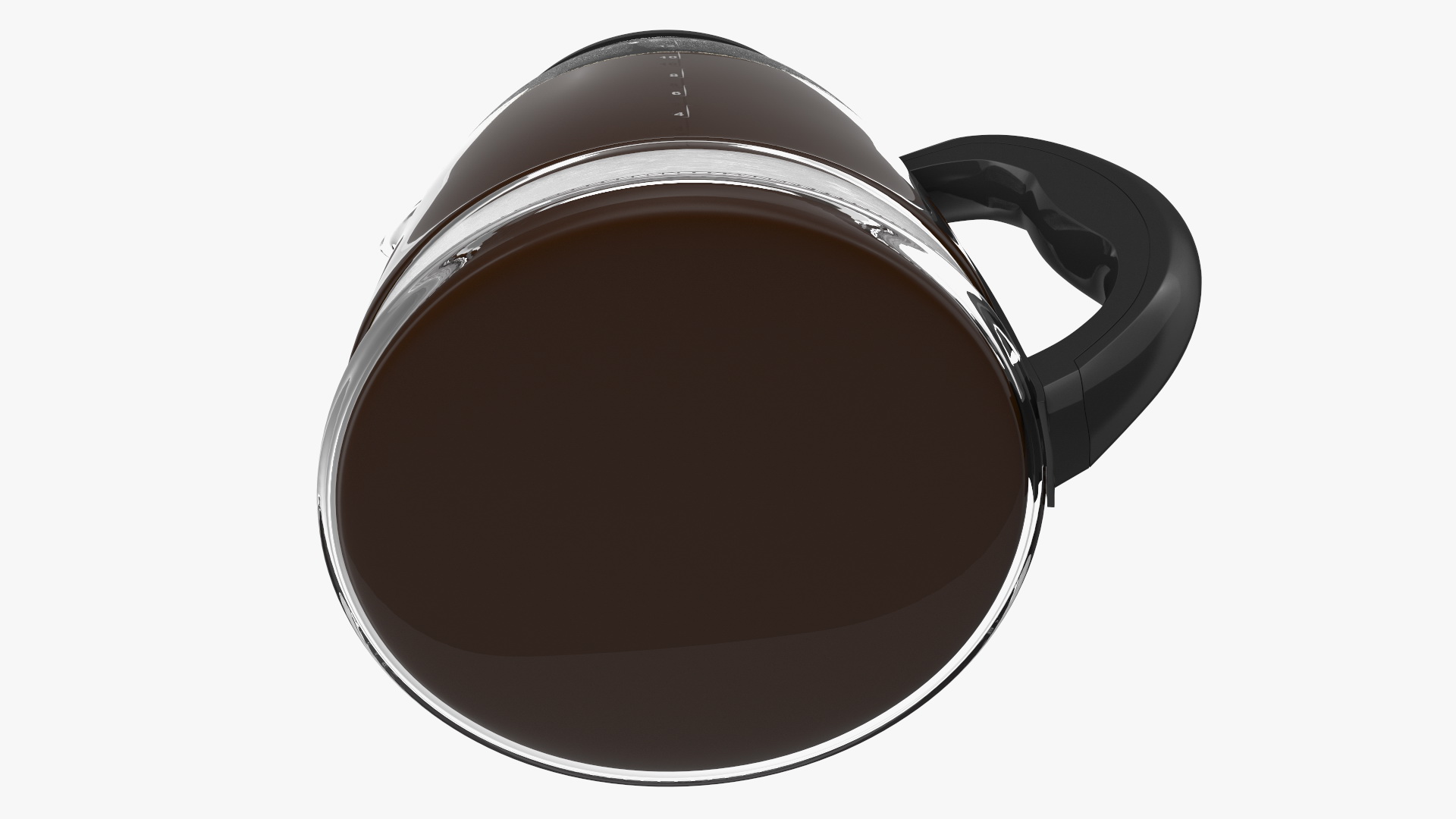 3D Glass Coffee Pot
