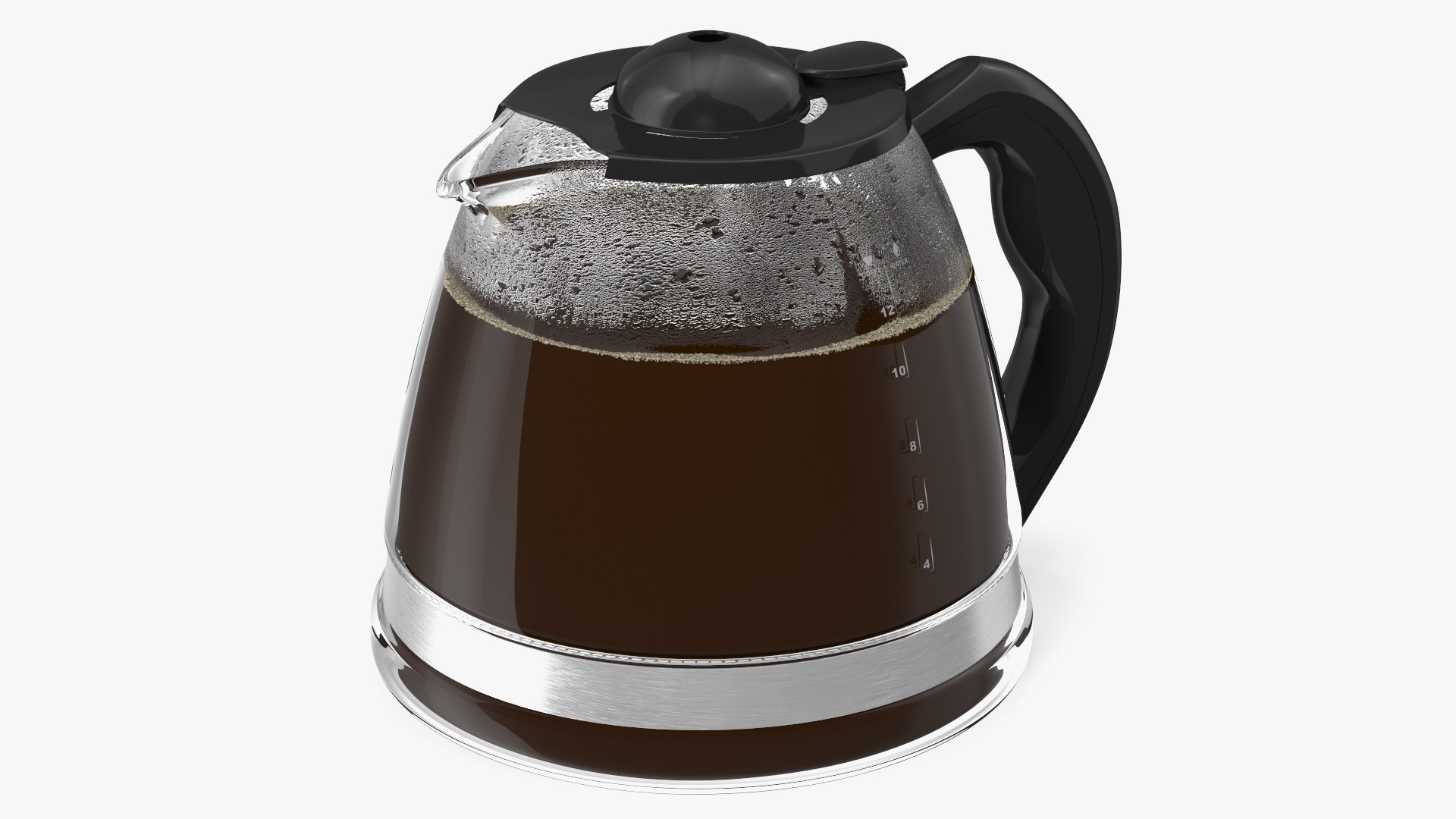 3D Glass Coffee Pot