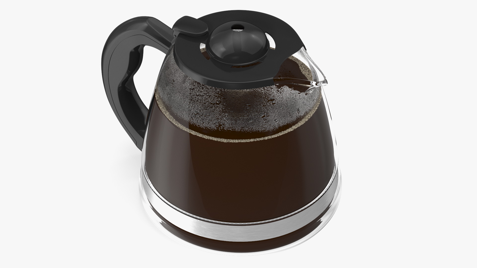 3D Glass Coffee Pot
