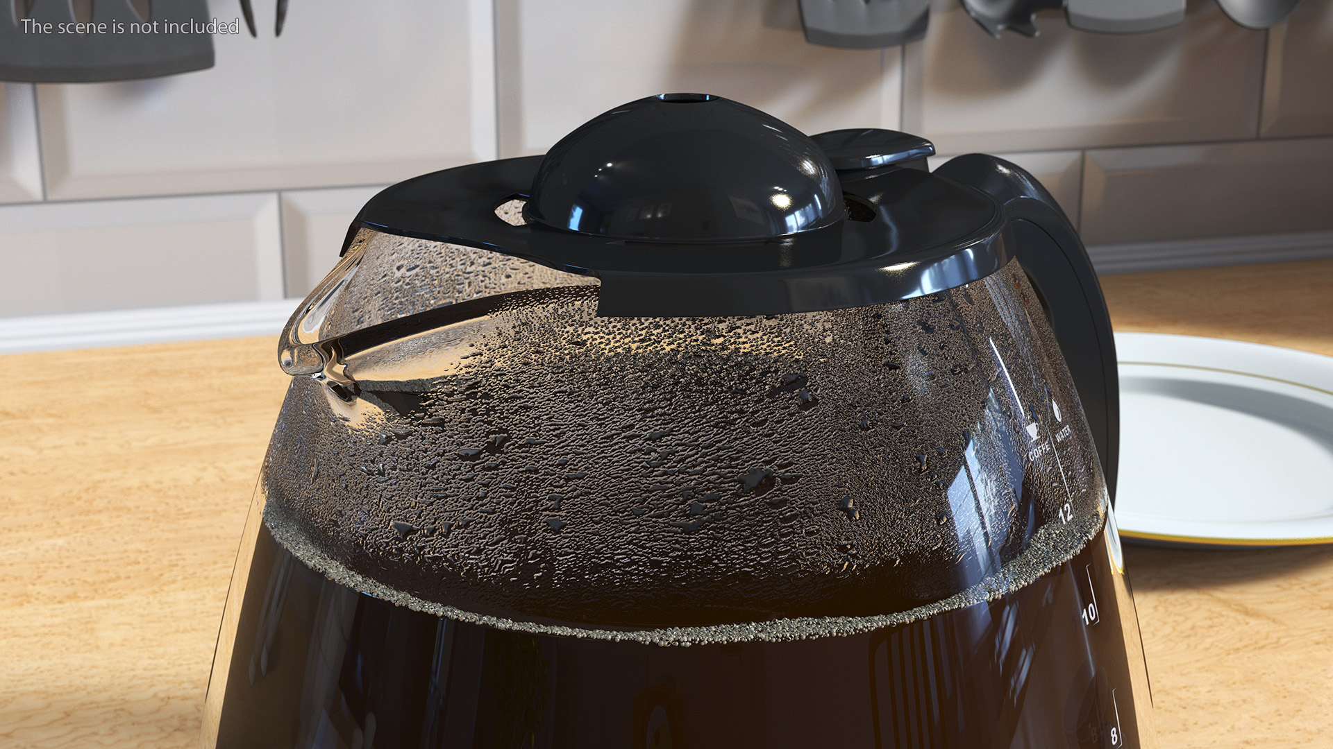 3D Glass Coffee Pot