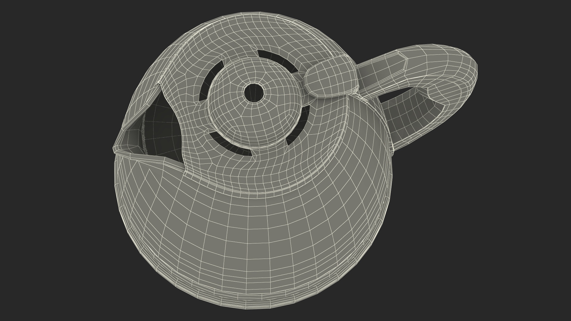 3D Glass Coffee Pot