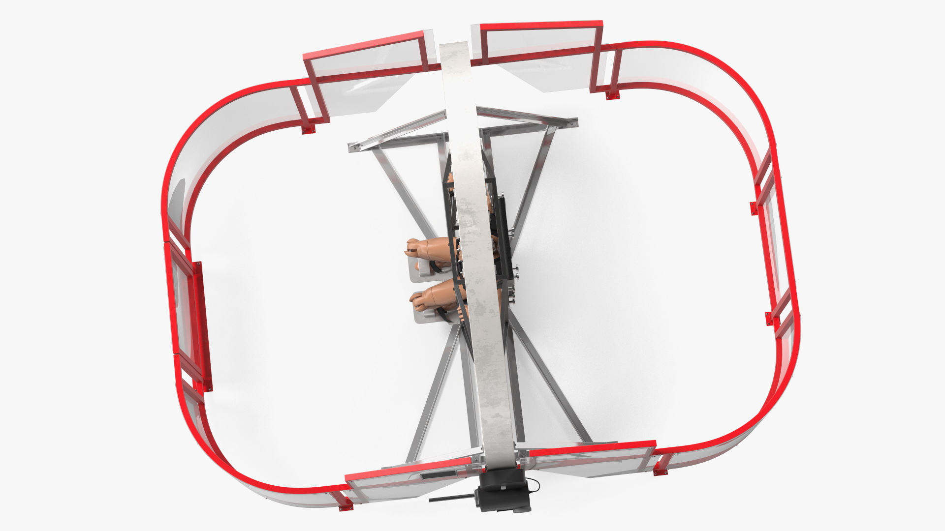 Astronaut Training Simulator with Mannequin Rigged for Maya 3D model
