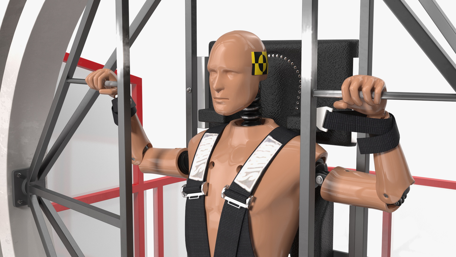 Astronaut Training Simulator with Mannequin Rigged for Maya 3D model