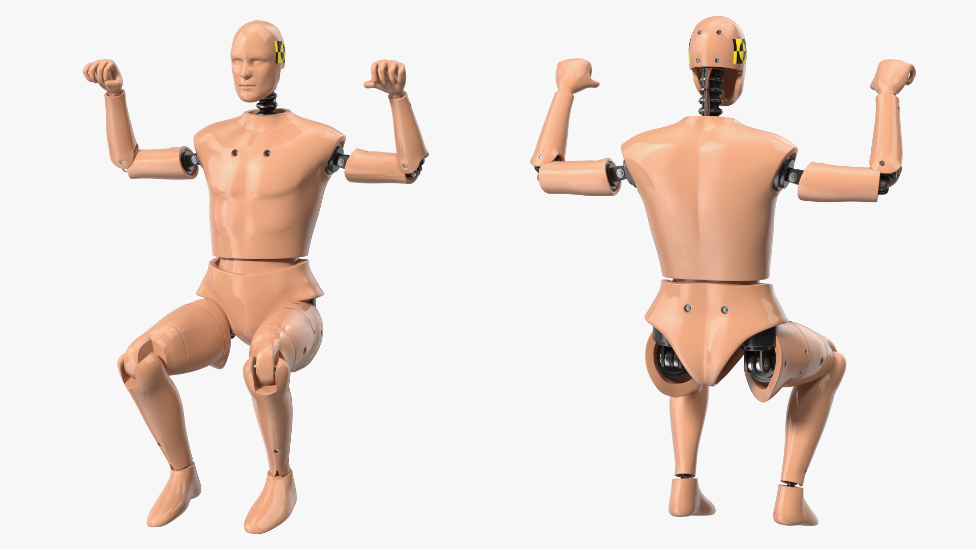 Astronaut Training Simulator with Mannequin Rigged for Maya 3D model
