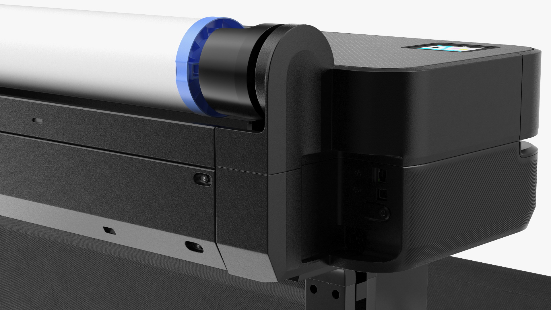 HP DesignJet T630 Tray Open 3D