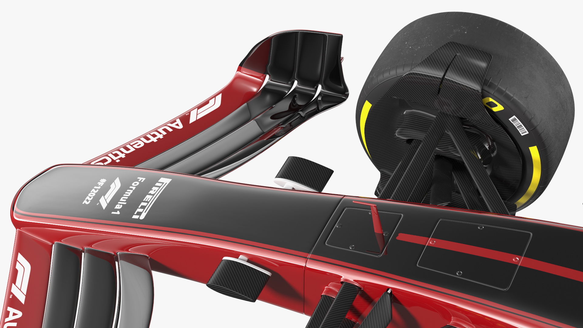 Formula 1 2022 Red Livery Rigged 3D