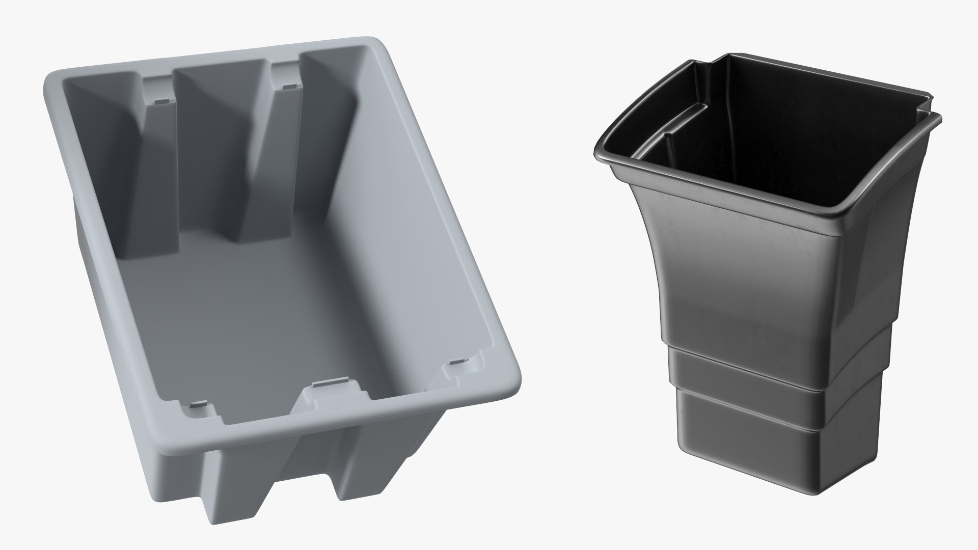 Tote Picking Cart Storage Bracket Rubbermaid 3D model