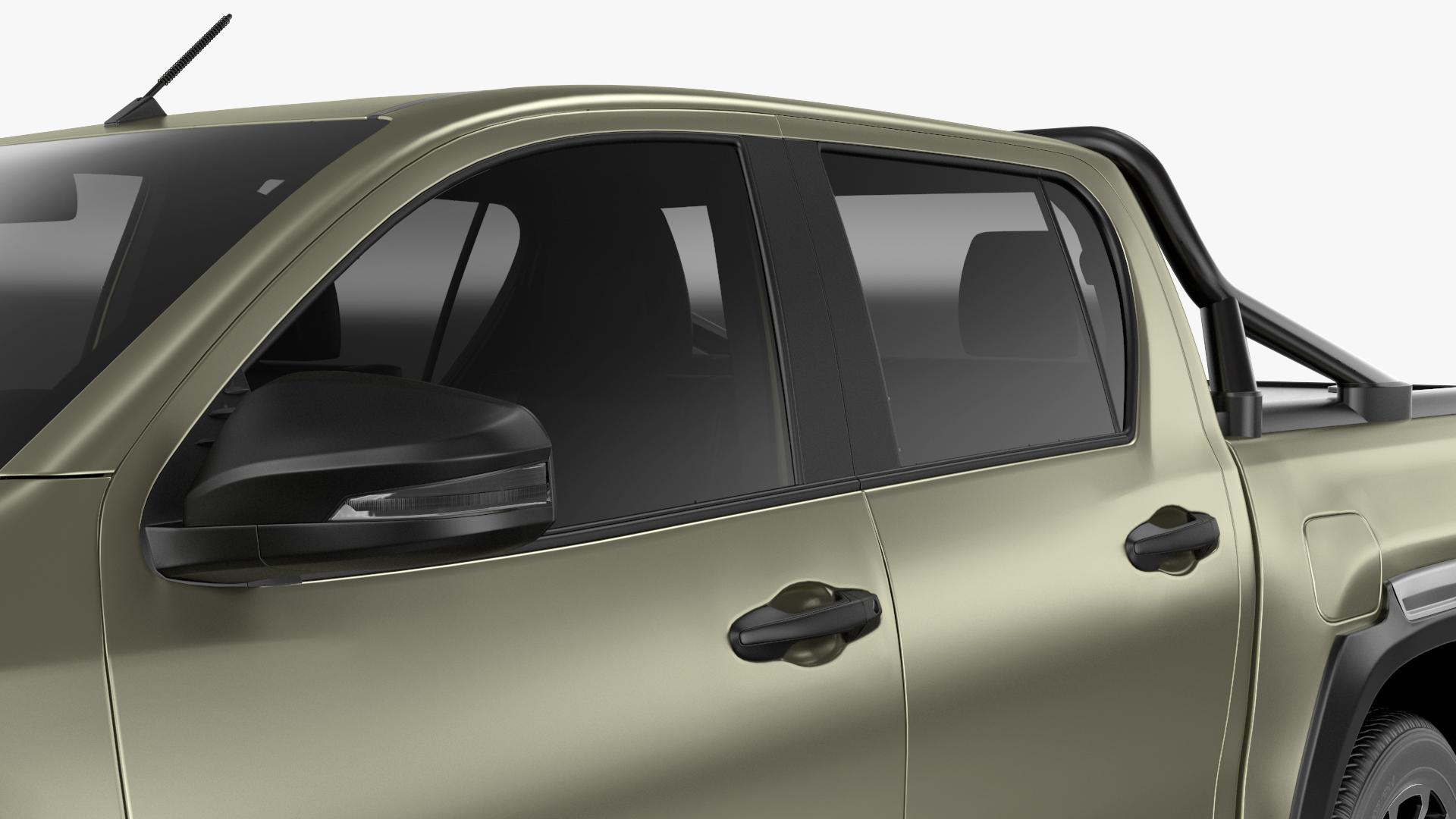 Mid Size Pickup Truck 2022 Simple Interior 3D