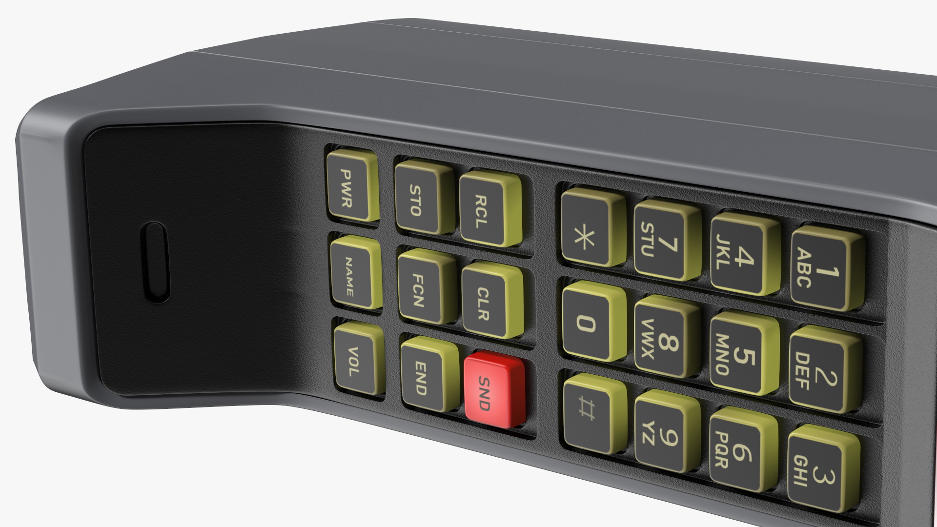 Vintage Analogue Mobile Phone 3D model