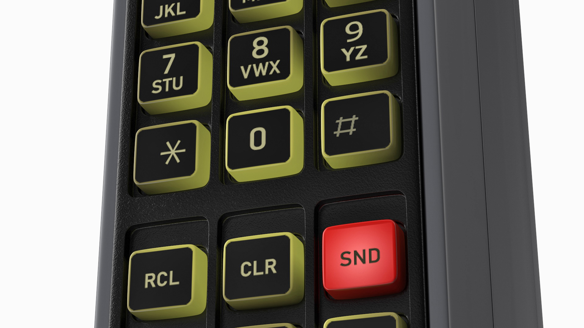 Vintage Analogue Mobile Phone 3D model