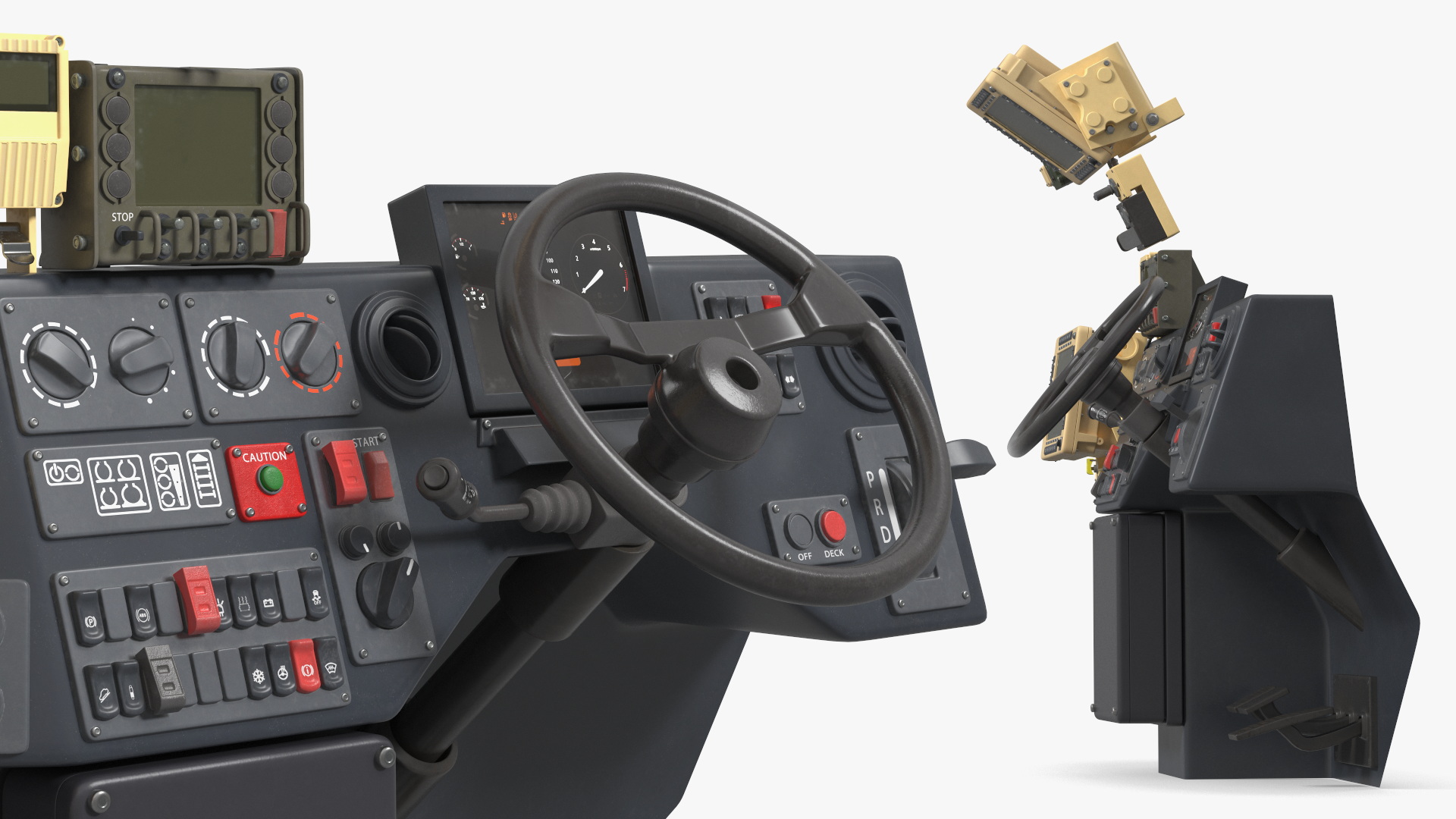 Military Vehicle Cabin Dashboard - view 6